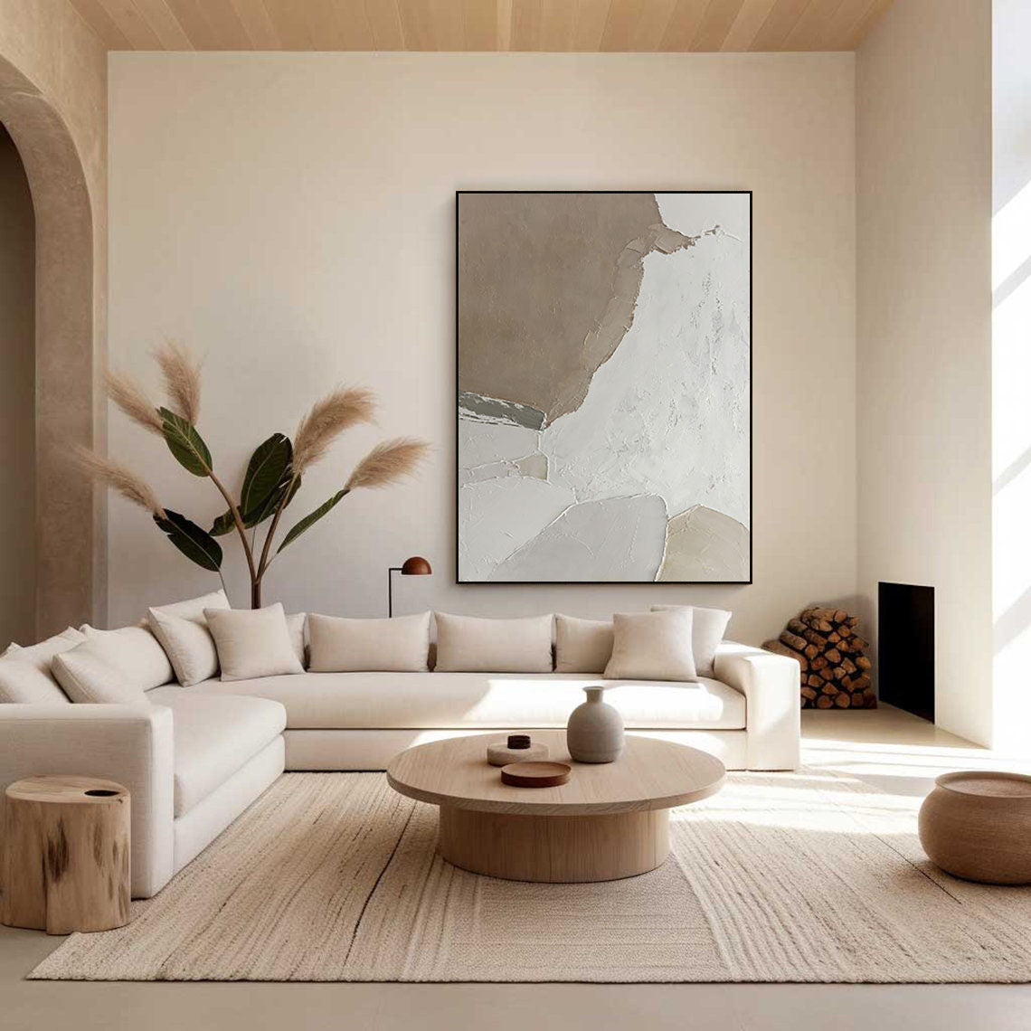 Grey Abstract Painting #GAP 011 - Image 6