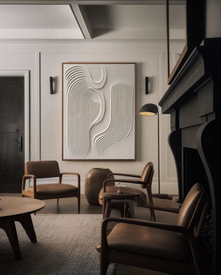 Beige & Brown Minimalist Painting #BBM 021 - Image 3