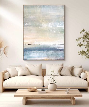 Blue & Green Abstract Painting #BGA 022