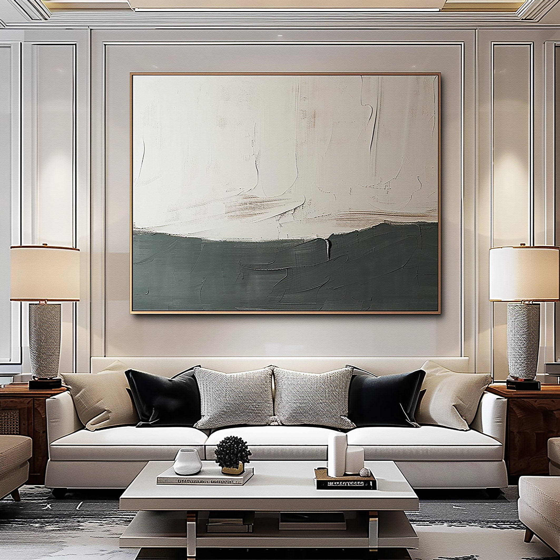 Grey Abstract Painting #GAP 002 - Image 6