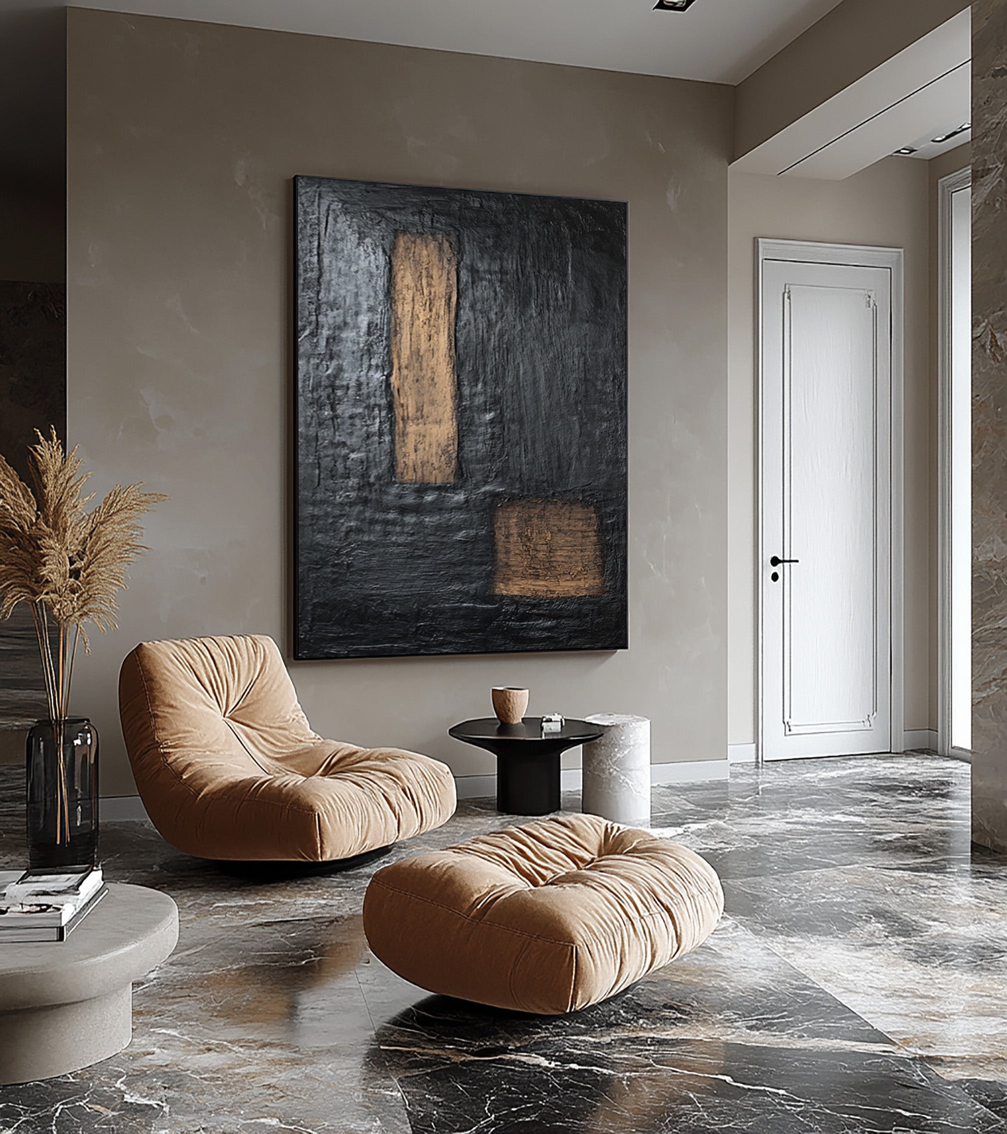 Gold and Black Artwork | Rich Textures #BBA 096 - Image 7