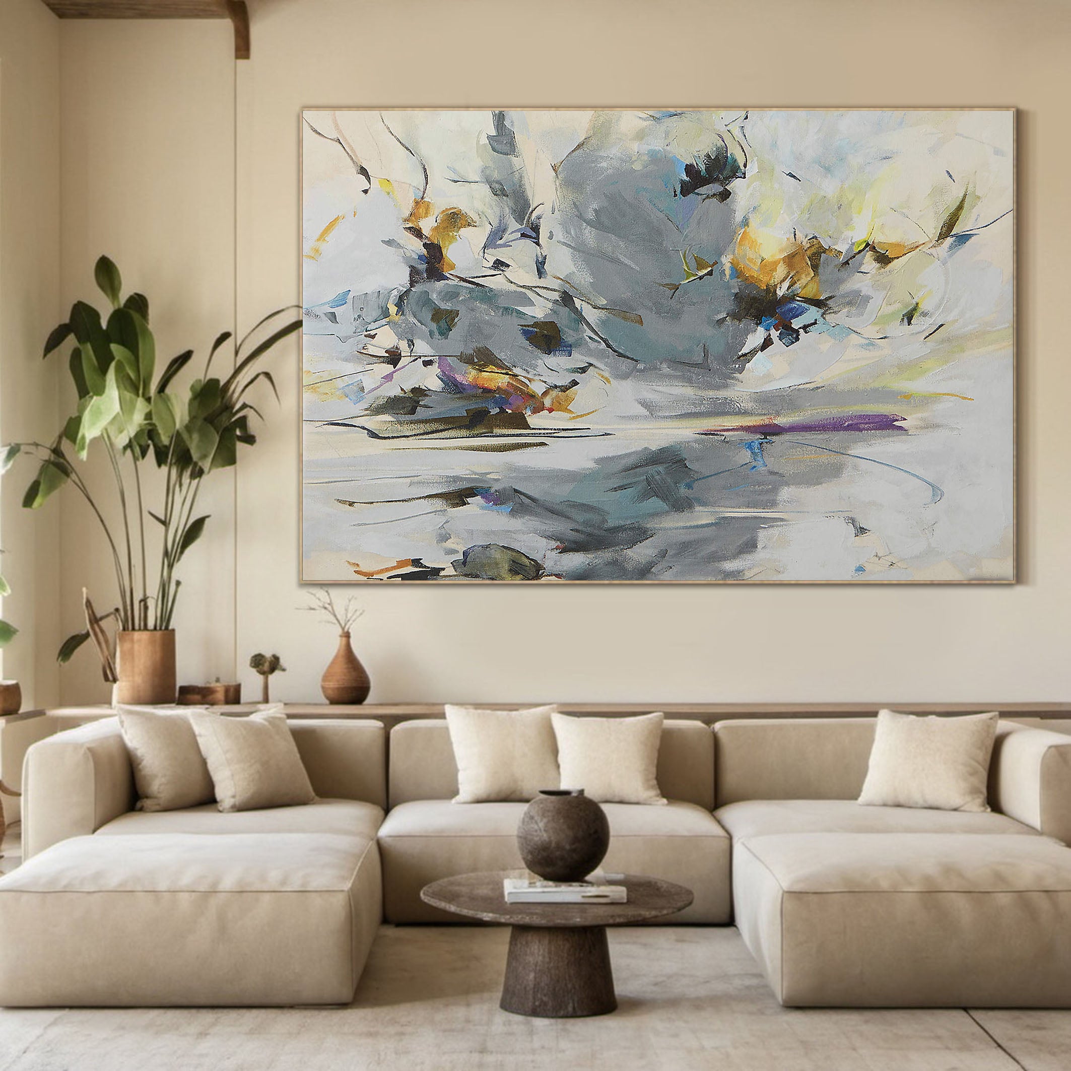 The Birds Of Wonder In the Auspicious Sky, Abstract Wall Art #BGA 109 - Image 12