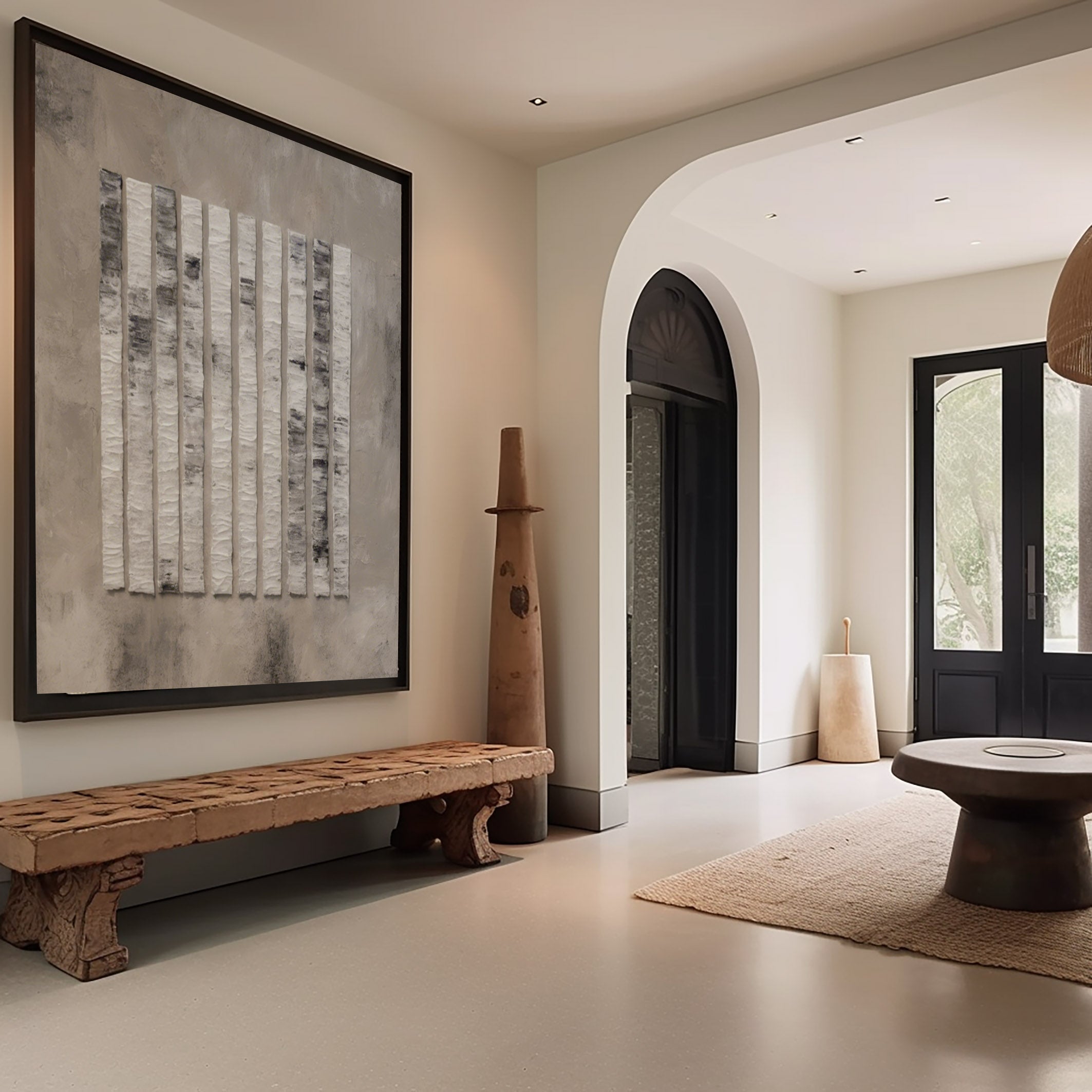 Beige & Brown Abstract Painting #BBA 010 - Image 10