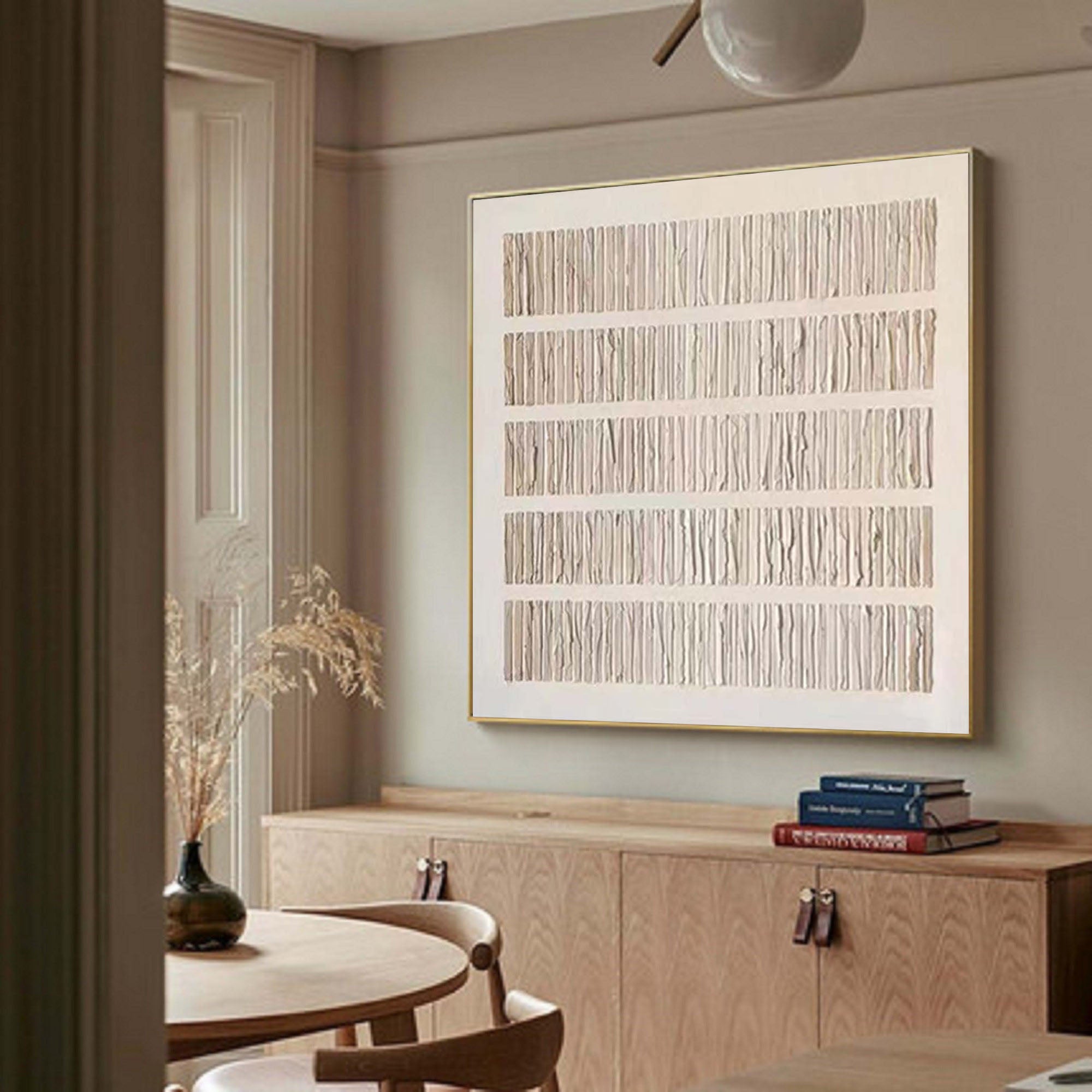 Beige & Brown Abstract Painting #BBA 043 - Image 5