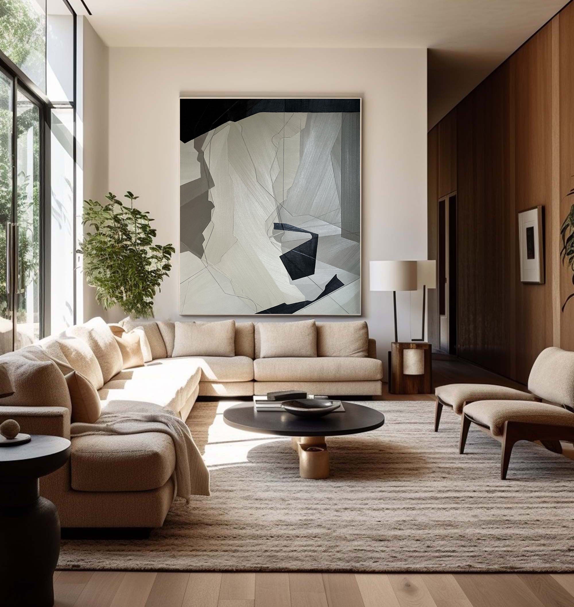 Wabi Sabi Abstract Painting #WS 008 - Image 2