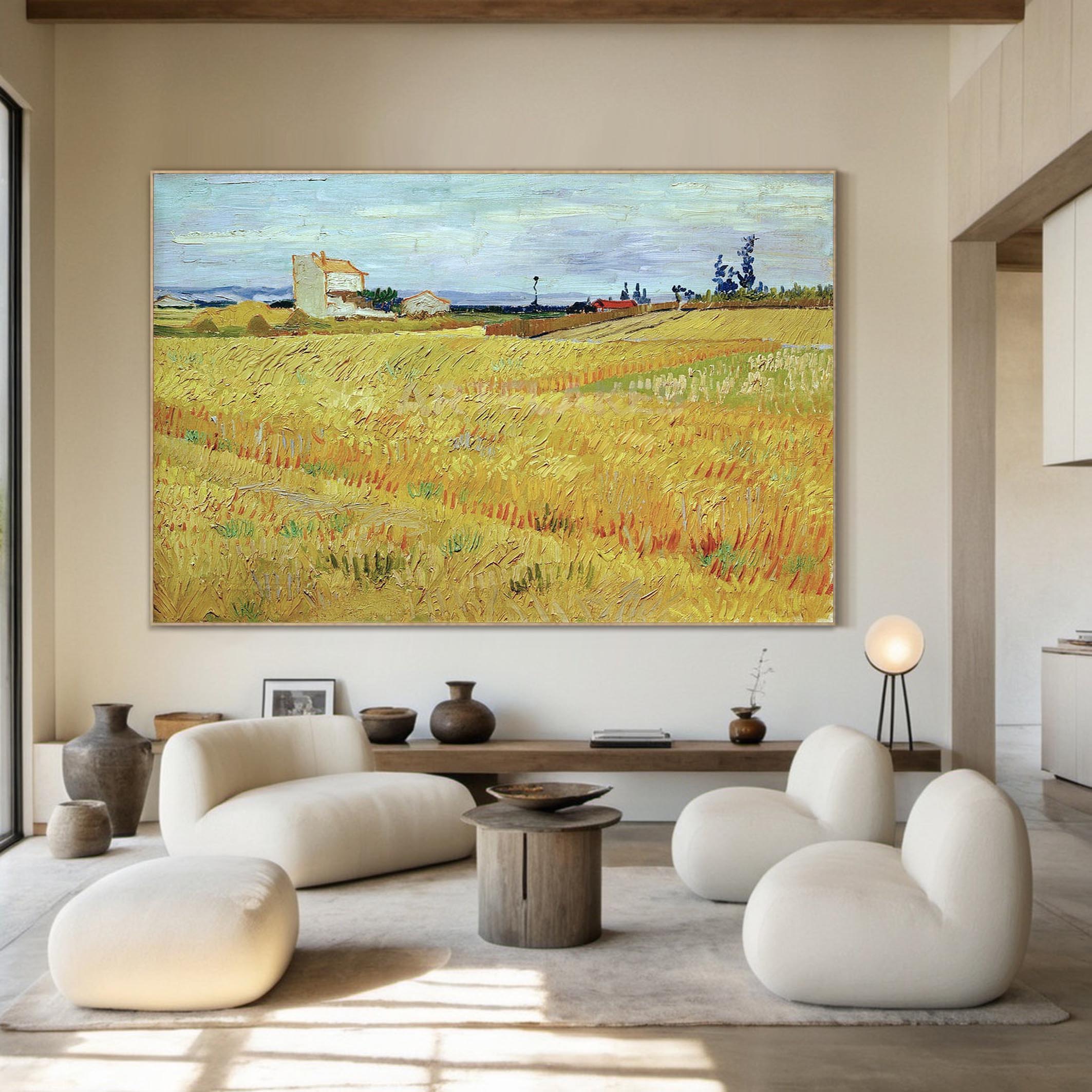 Wheat Fields, Vincent Van Gogh Inspired #BGA 104 - Image 2