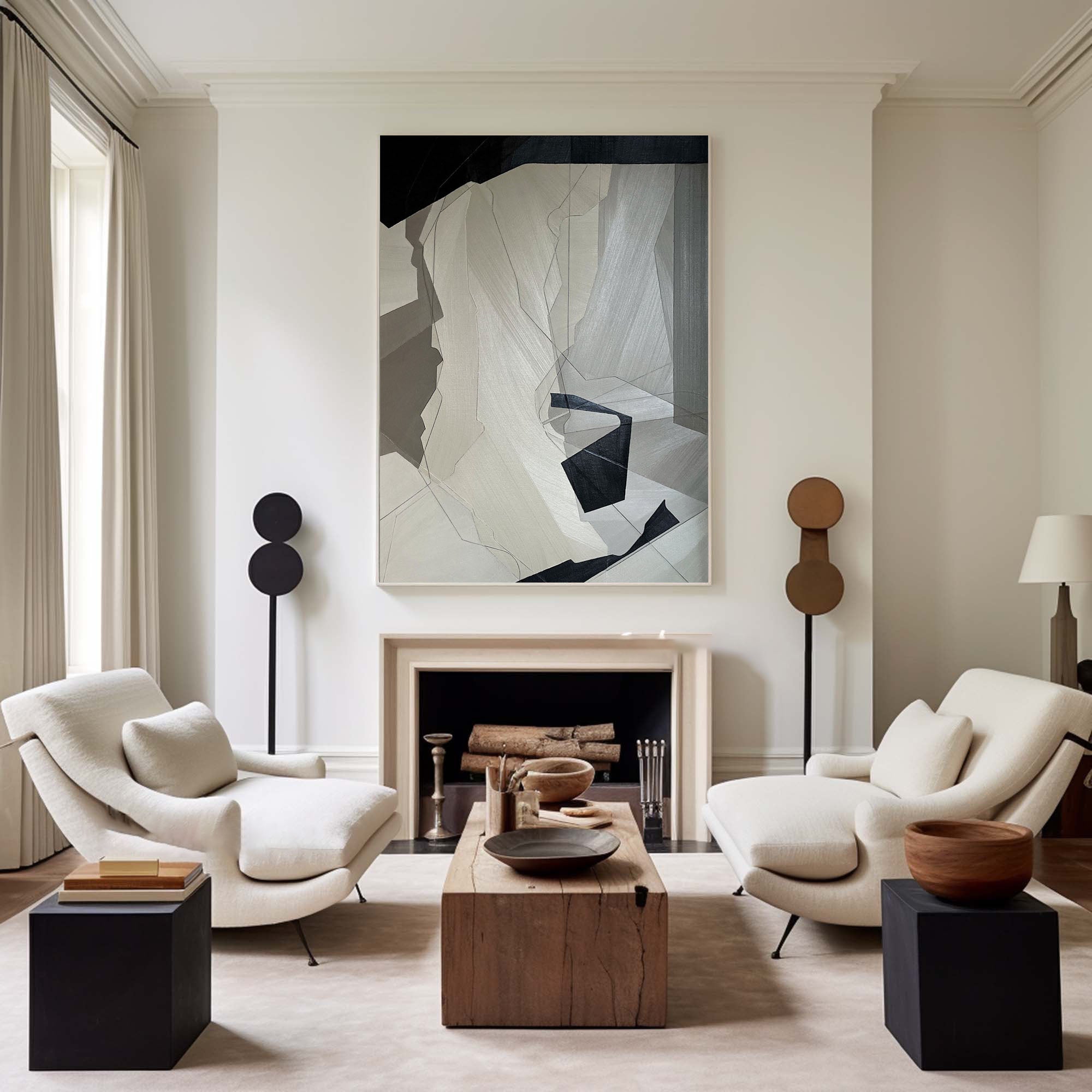 Wabi Sabi Abstract Painting #WS 008 - Image 3