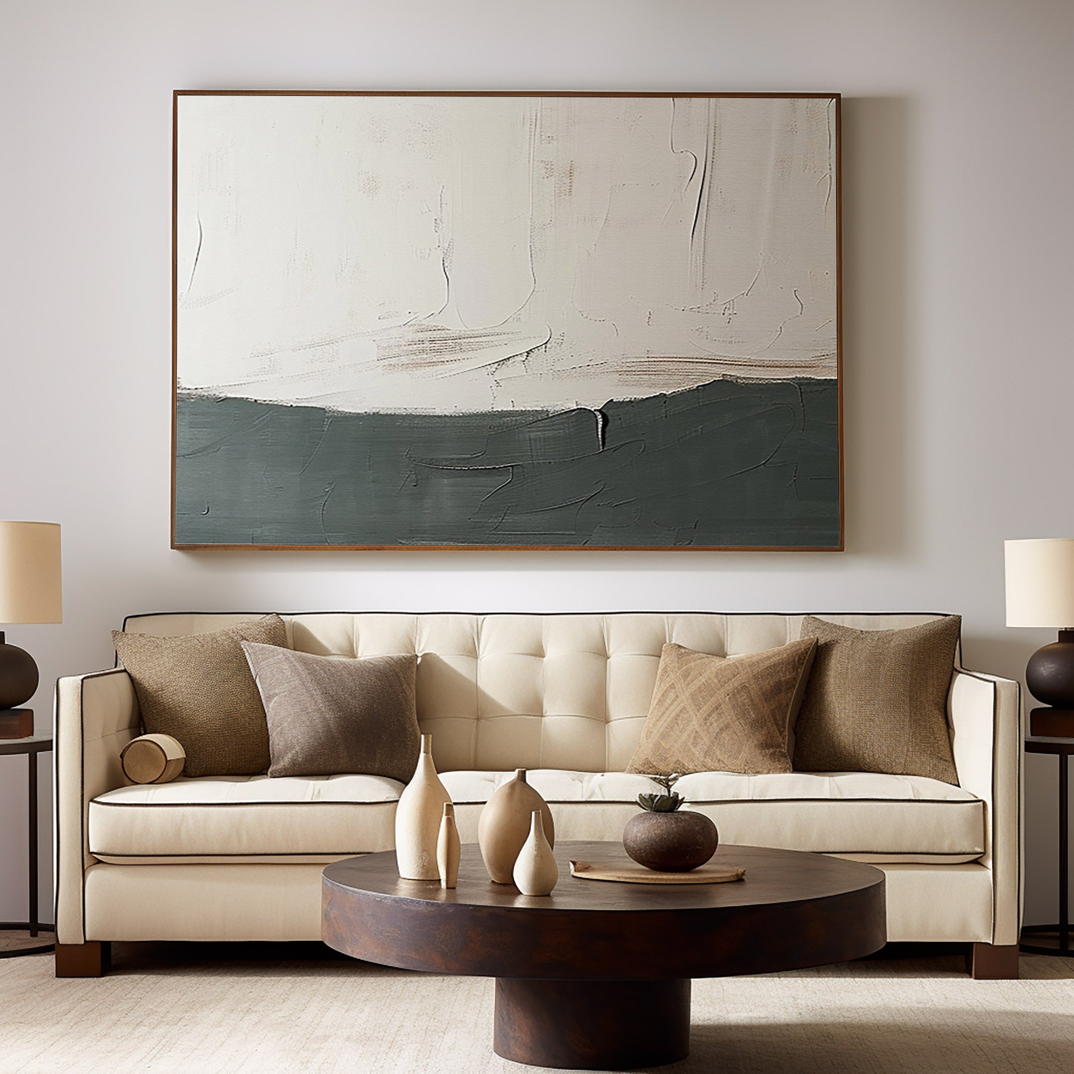 Grey Abstract Painting #GAP 002 - Image 8