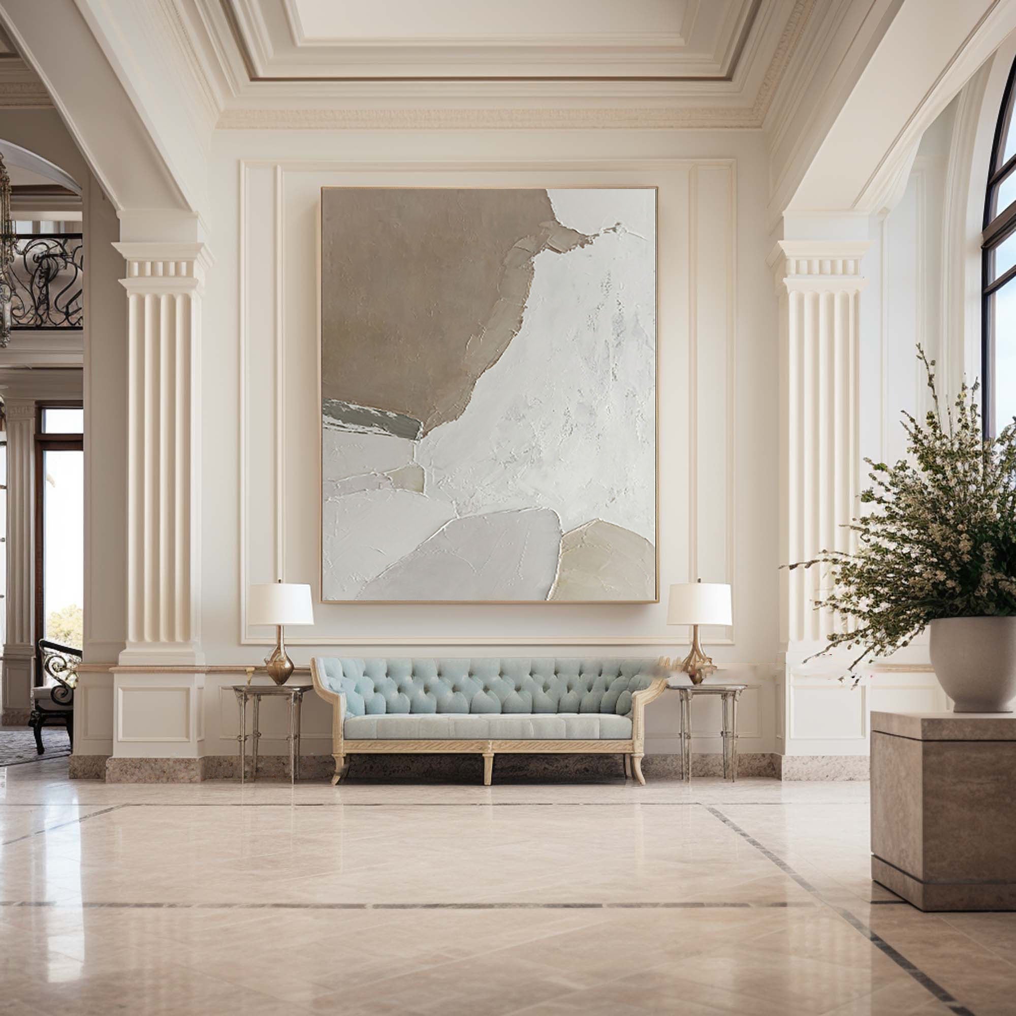 Grey Abstract Painting #GAP 011 - Image 2