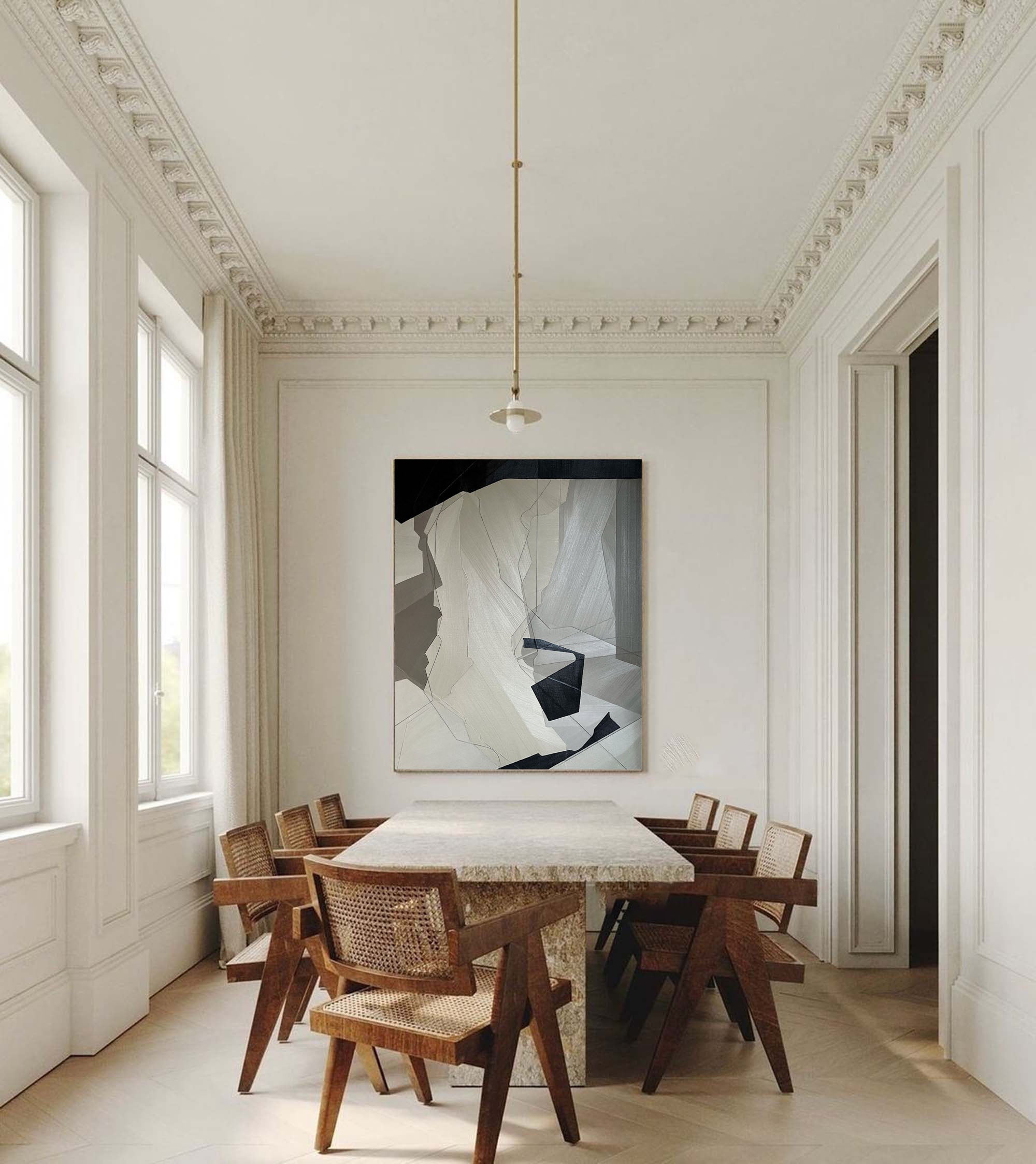 Wabi Sabi Abstract Painting #WS 008 - Image 4