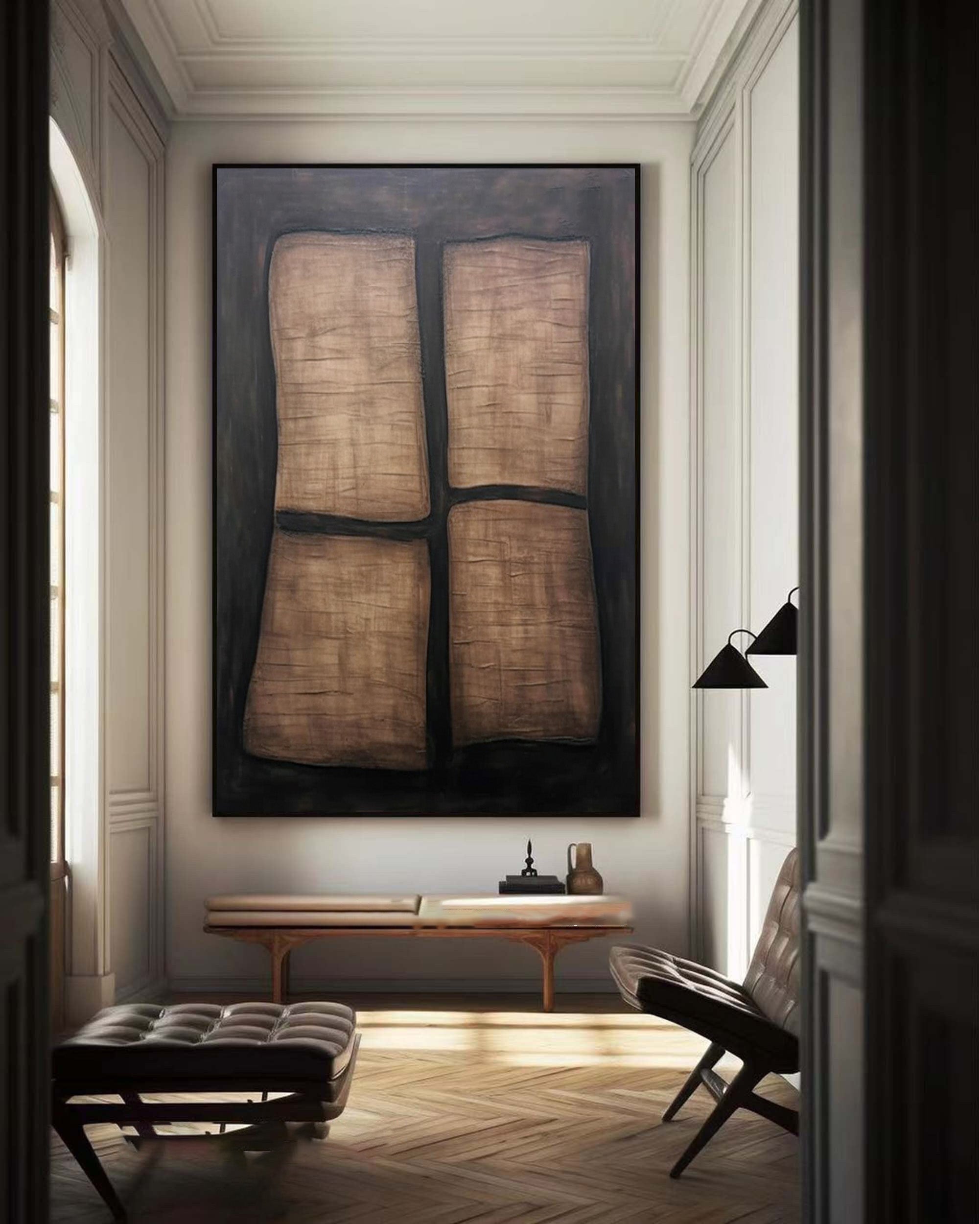 Handmade Abstract Wall Art | Unique Earth Tones #BBA 098 - Image 6