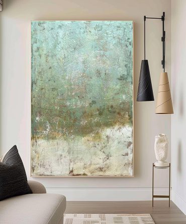 Blue & Green Abstract Painting #BGA 015