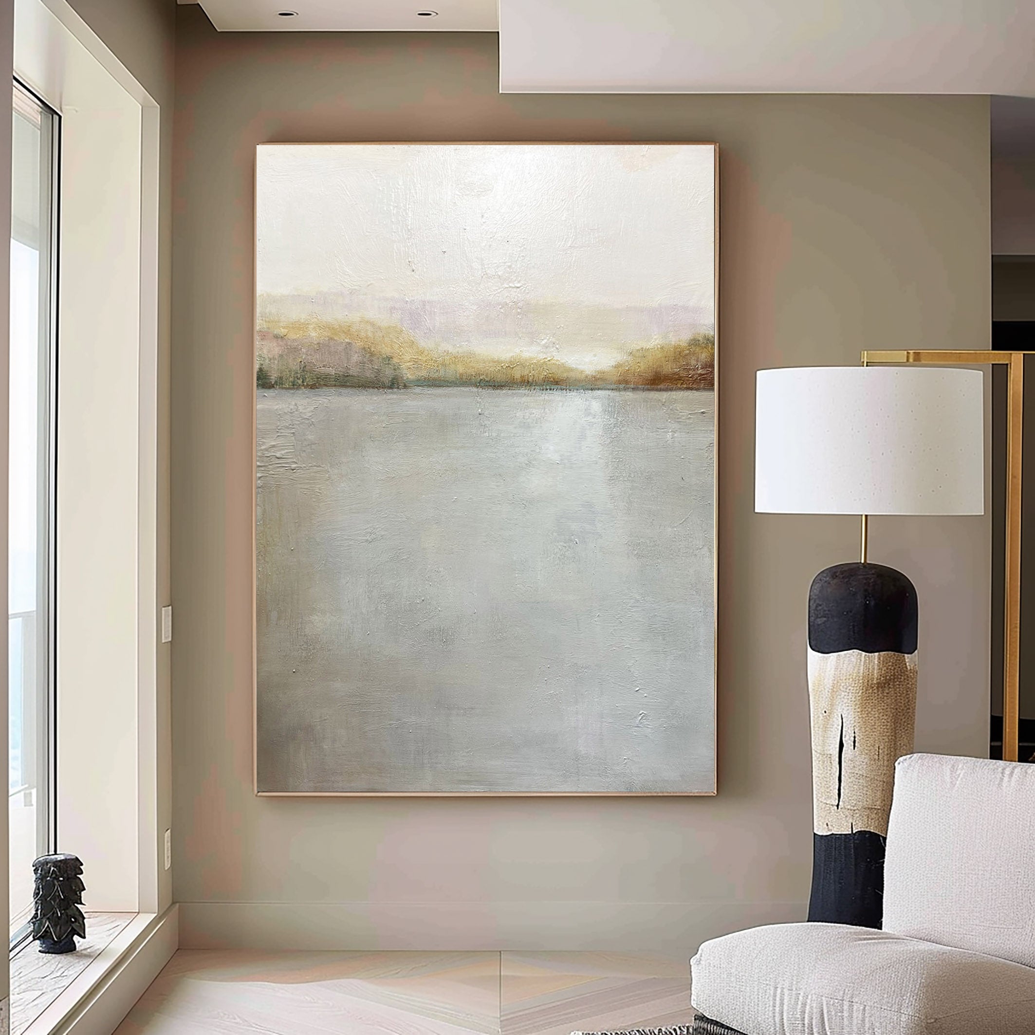 Grey Abstract Painting #GAP 010 - Image 8