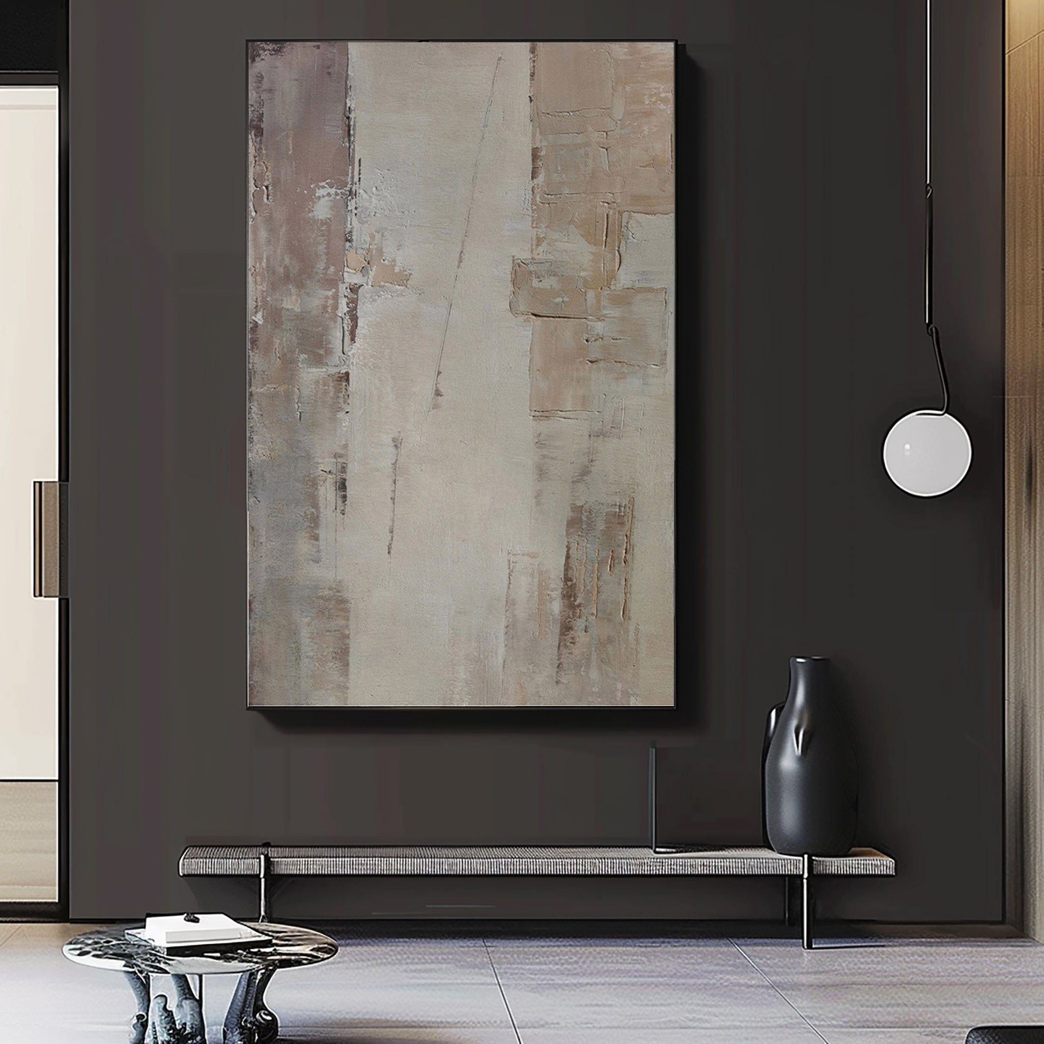 Wabi Sabi Abstract Painting #WS 010 - Image 4