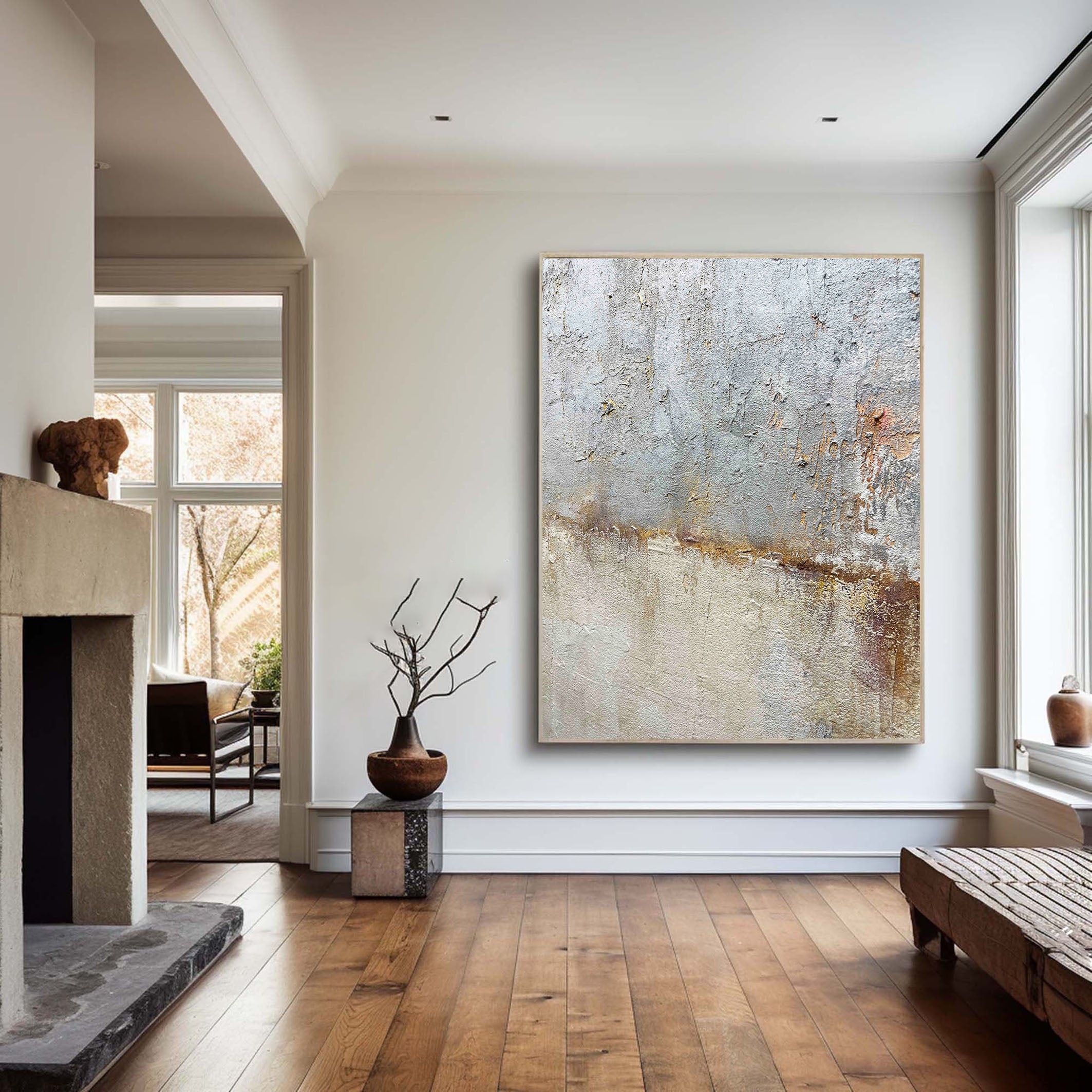 Wabi Sabi Abstract Painting #WS 013 - Image 4