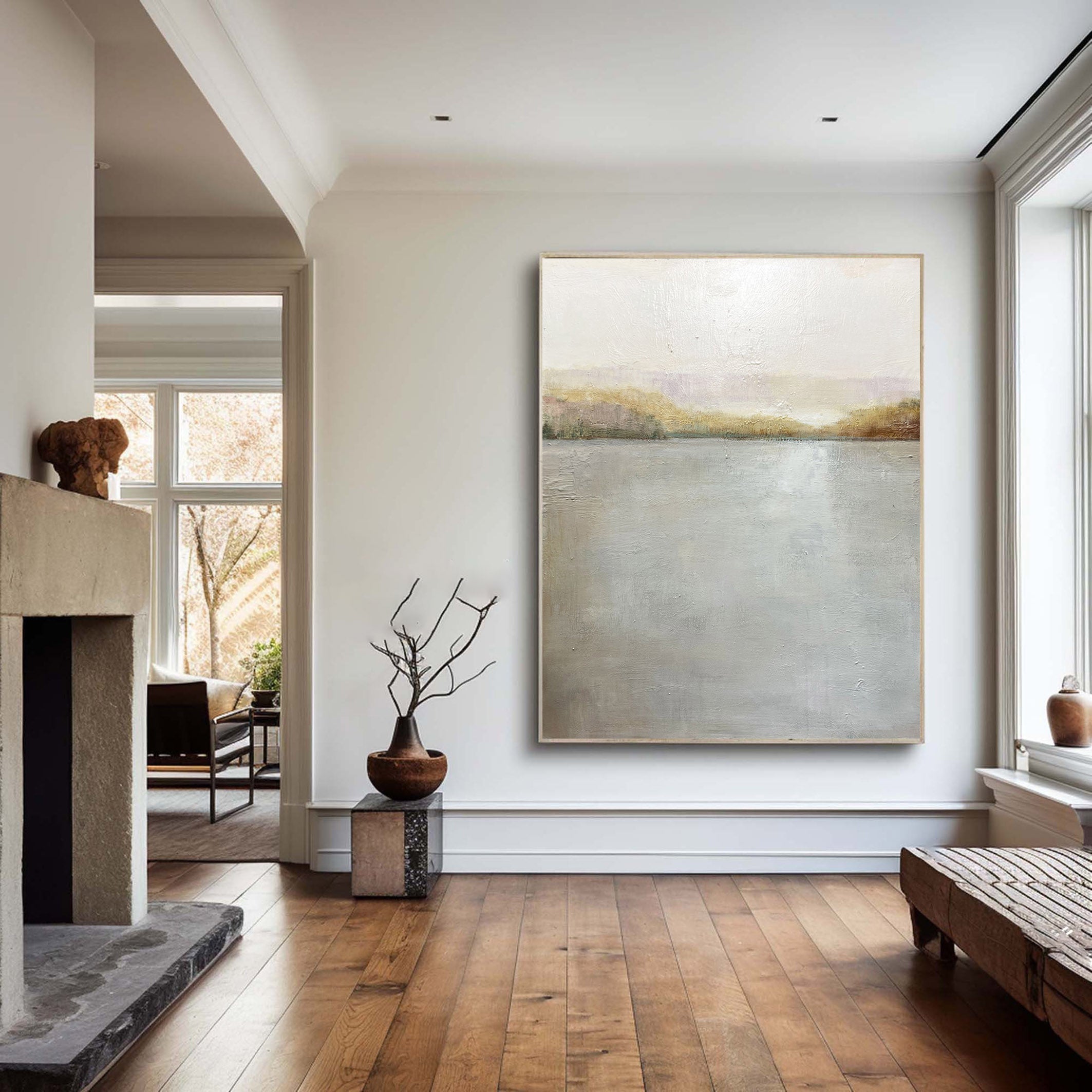 Grey Abstract Painting #GAP 010 - Image 2