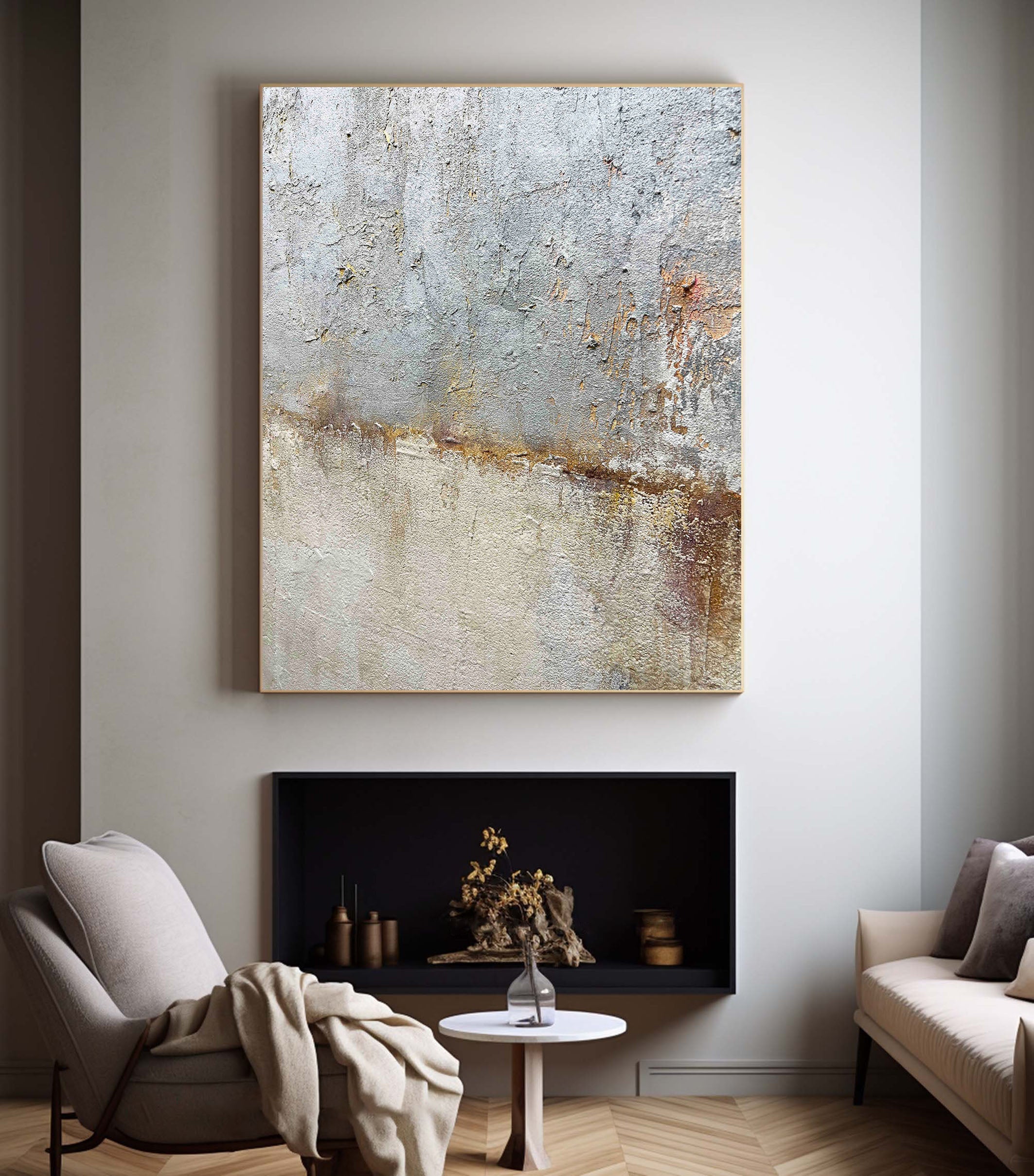 Wabi Sabi Abstract Painting #WS 013 - Image 5