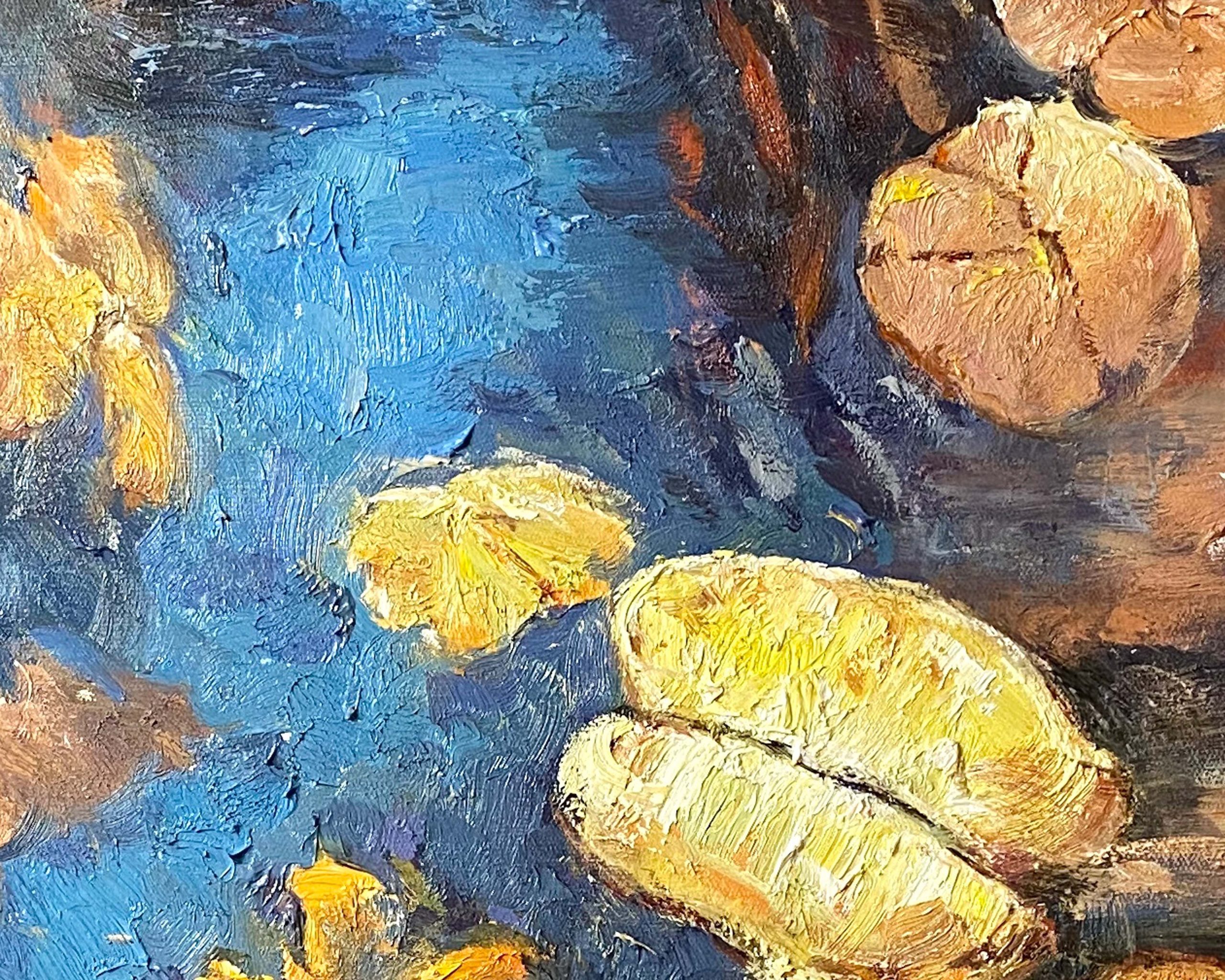 Sunlit Lily Pads, Inspired by Monet, Contemporary Art #BGA 066 - Image 3