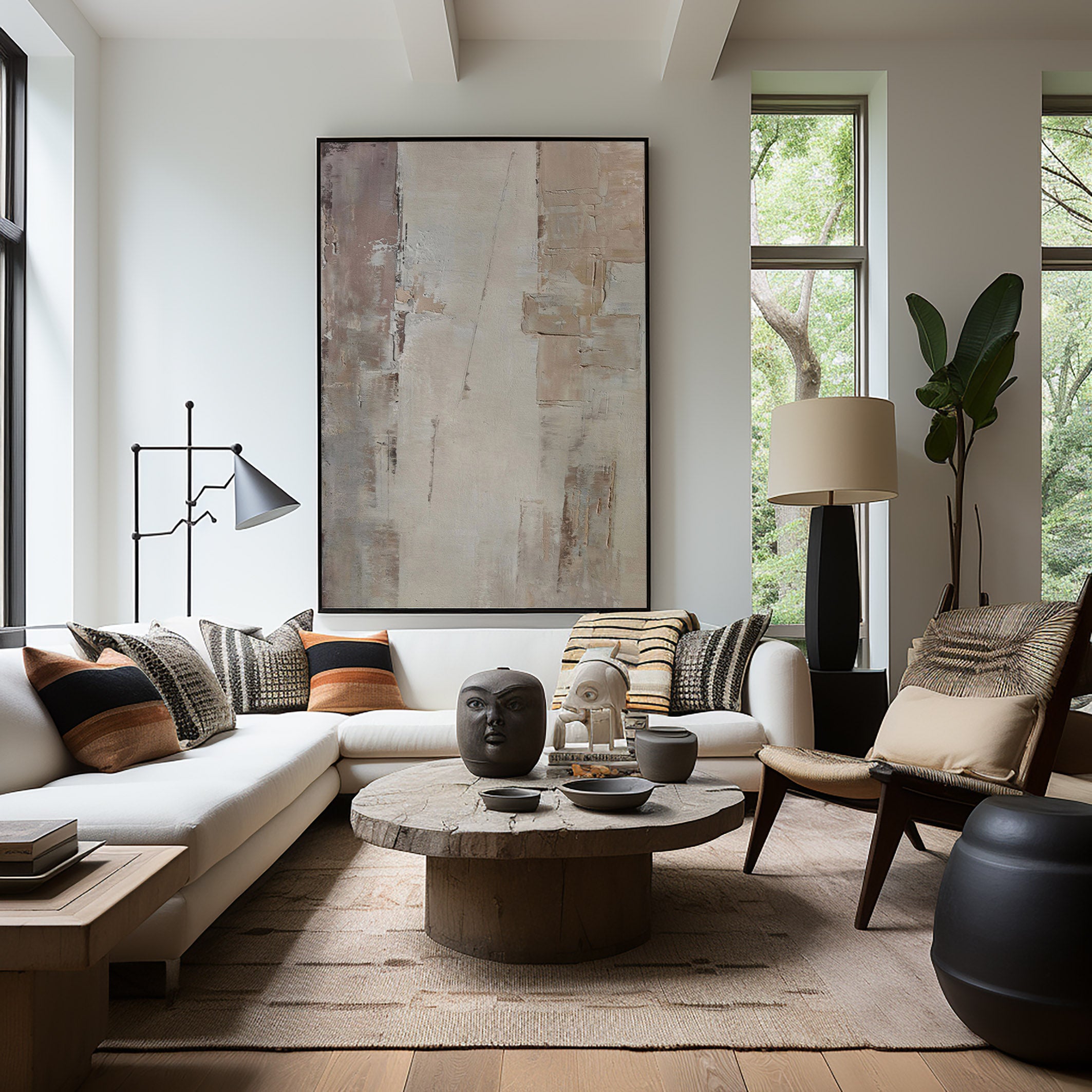 Wabi Sabi Abstract Painting #WS 010 - Image 7