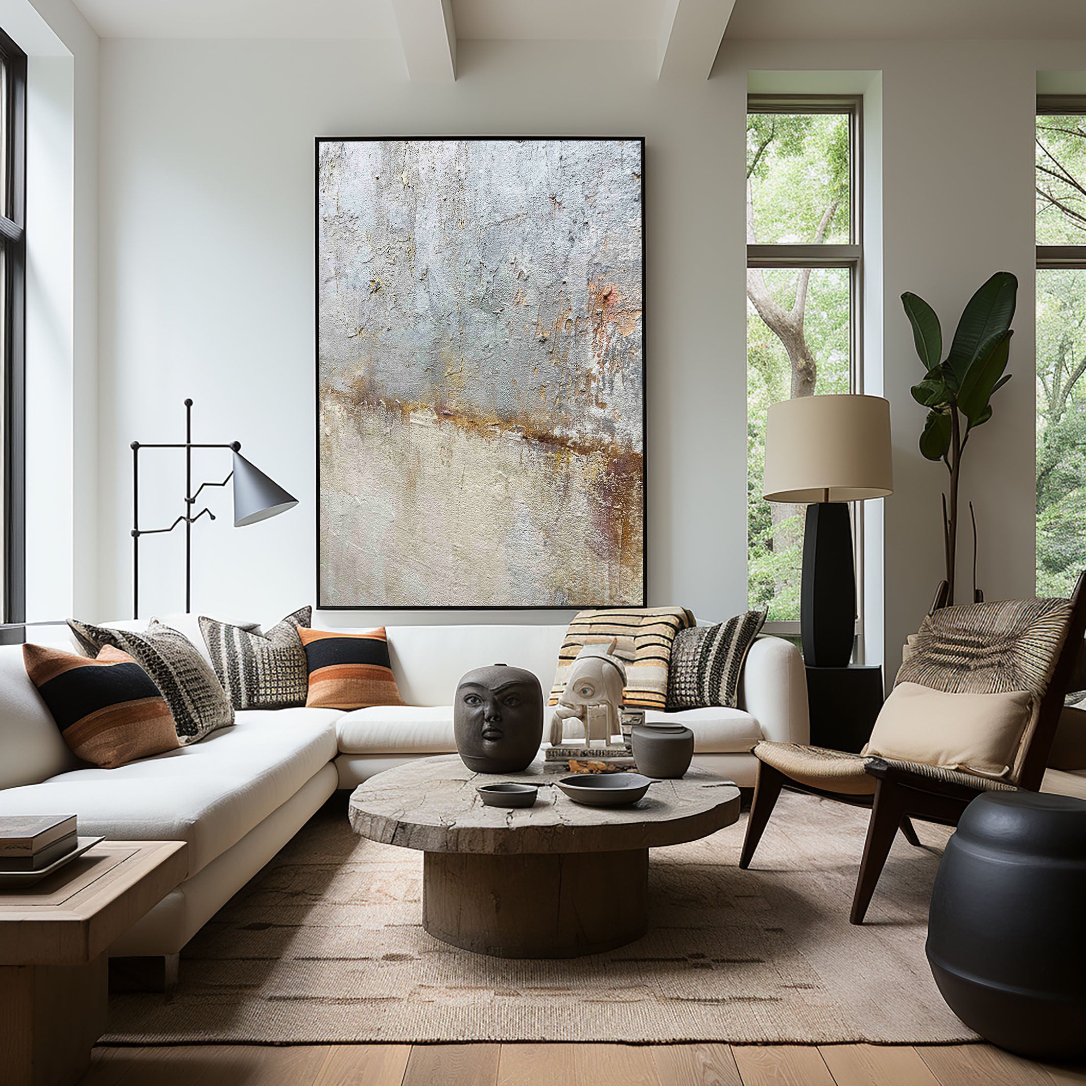 Wabi Sabi Abstract Painting #WS 013 - Image 6