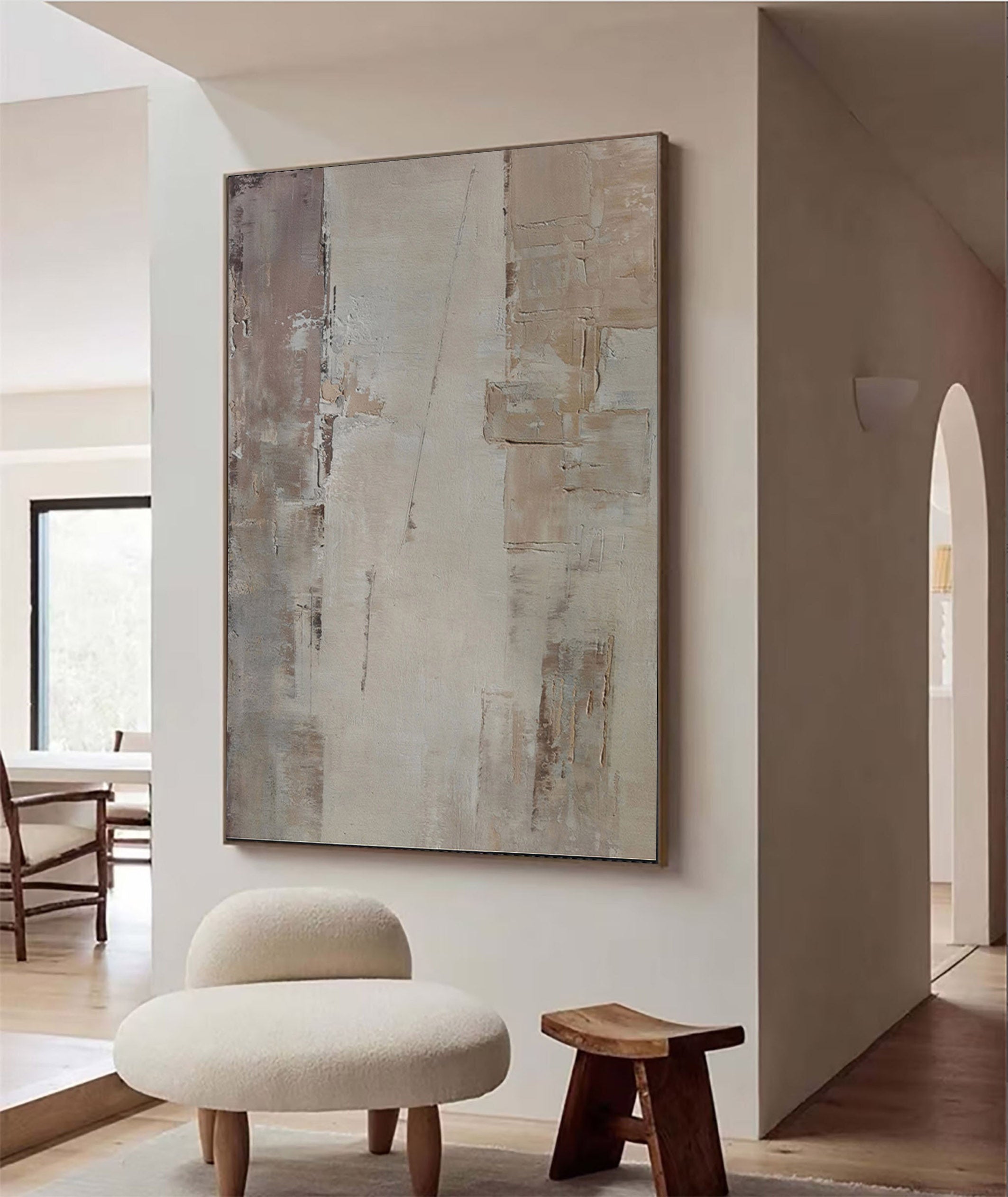 Wabi Sabi Abstract Painting #WS 010 - Image 8