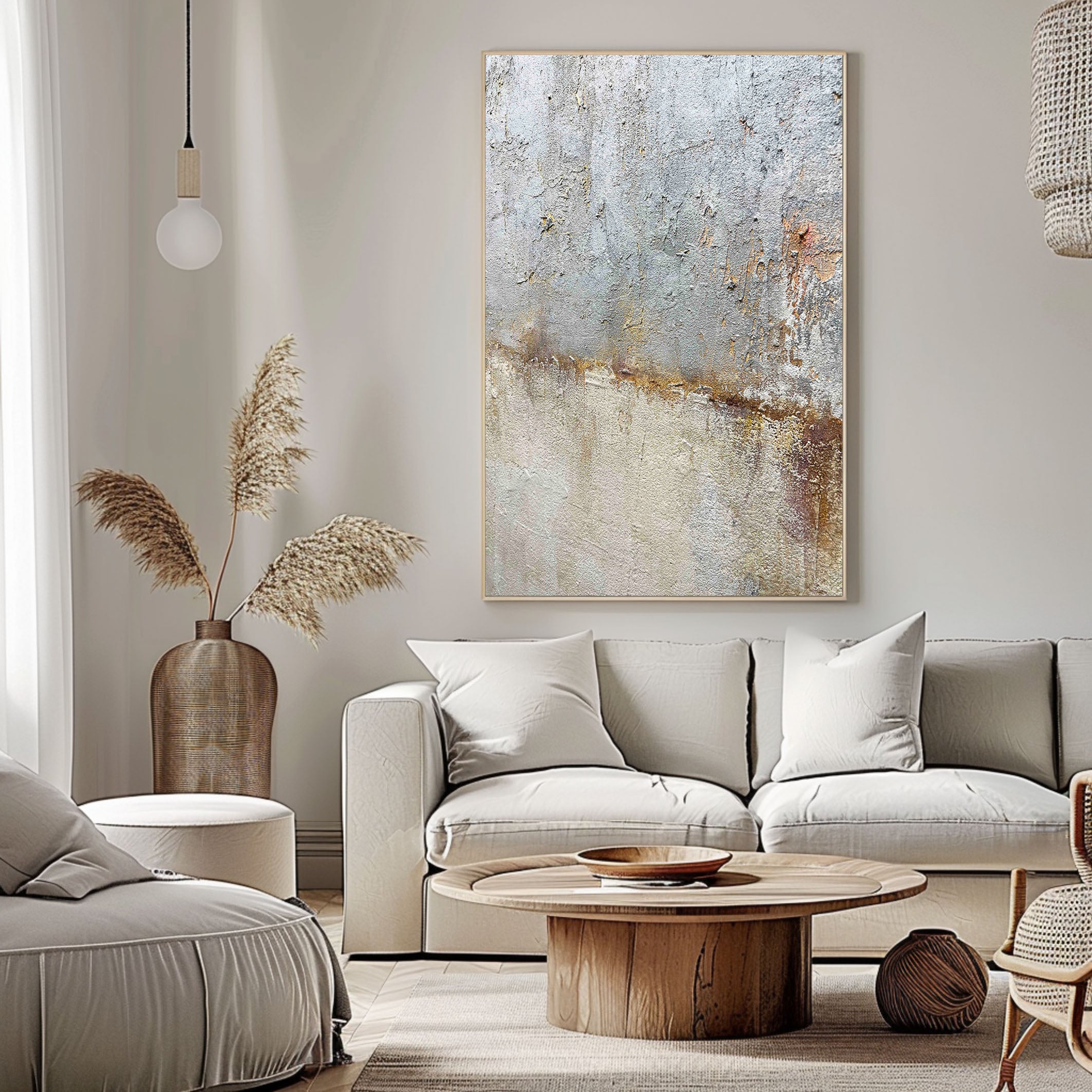 Wabi Sabi Abstract Painting #WS 013 - Image 2