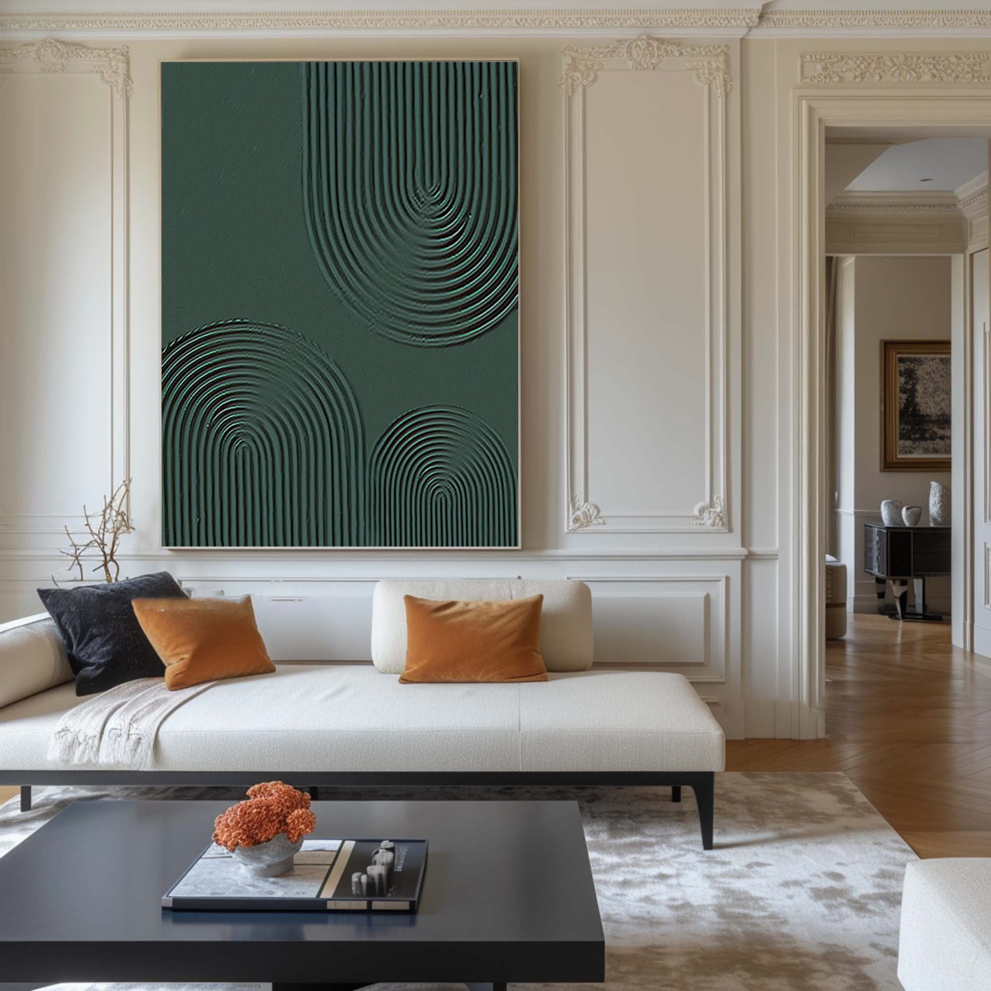 Modern Geometric Abstract Art Elegant Hallway Decoration #GM 014 - Image 2