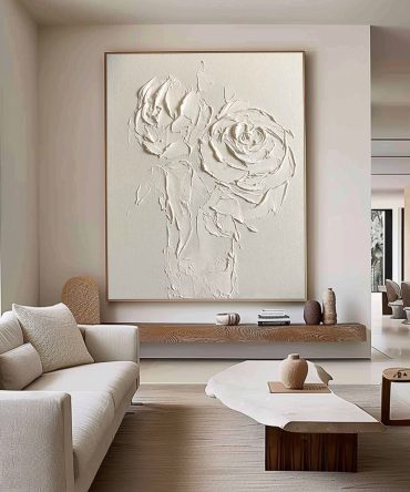 White Minimalist Painting #WM 005