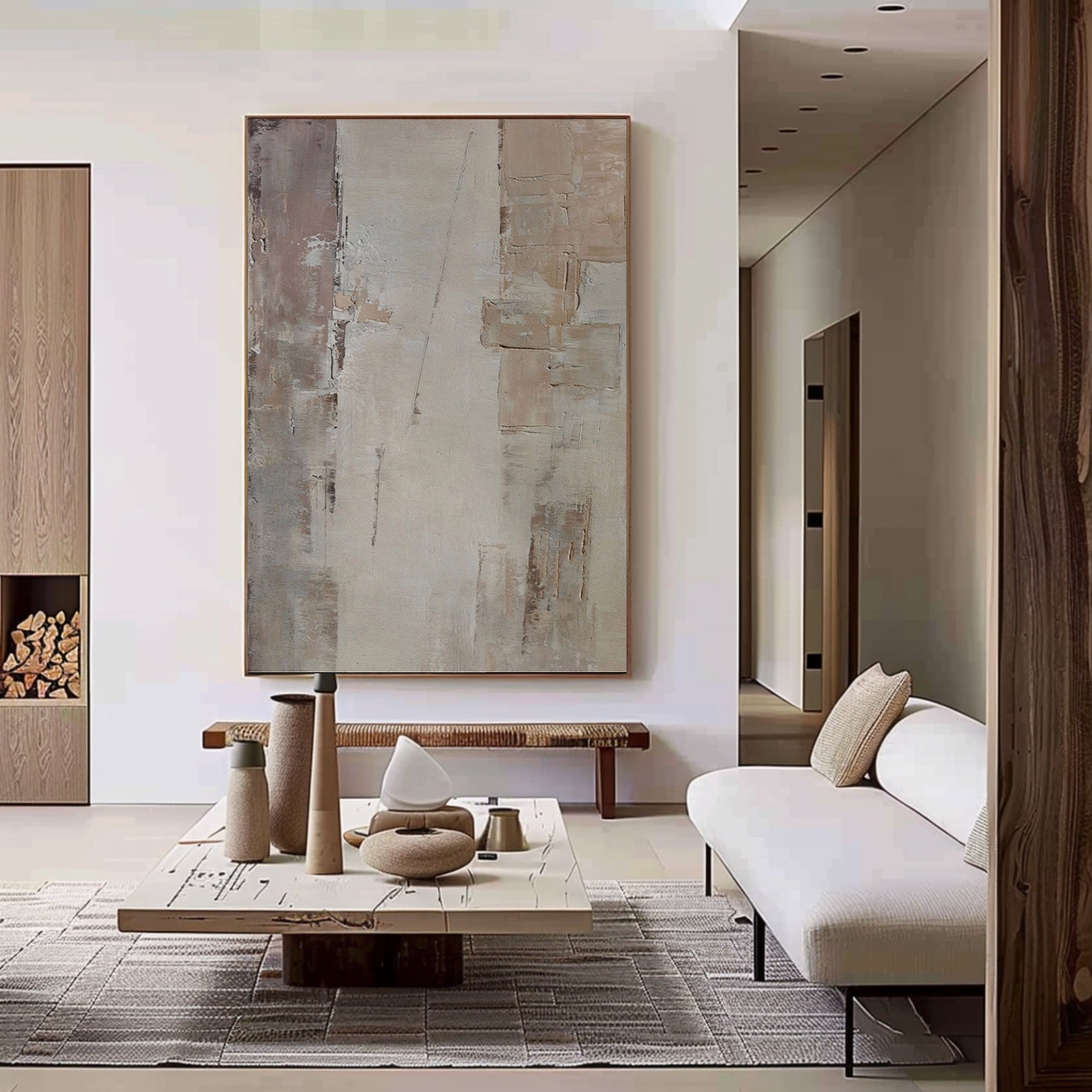 Wabi Sabi Abstract Painting #WS 010 - Image 3