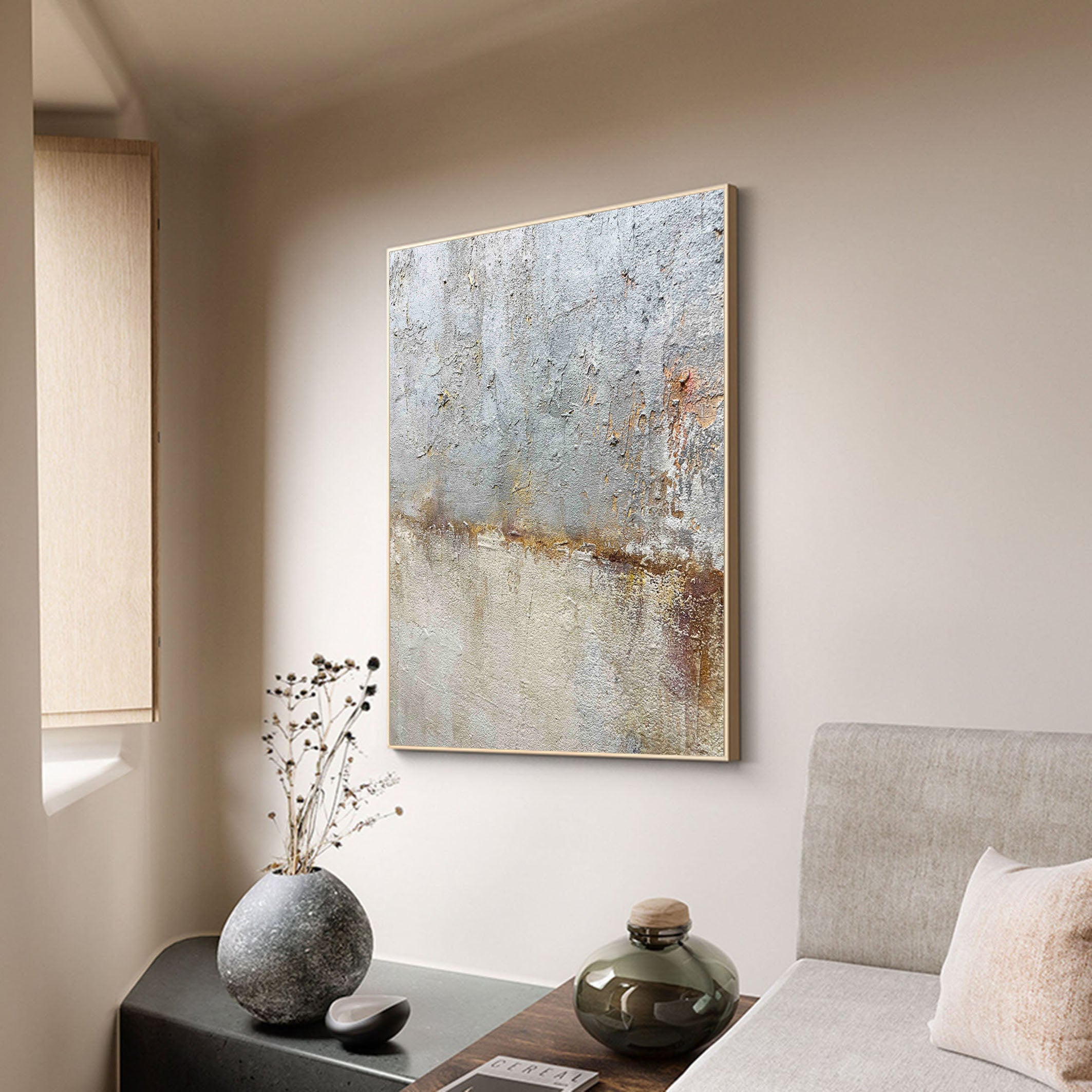 Wabi Sabi Abstract Painting #WS 013 - Image 7