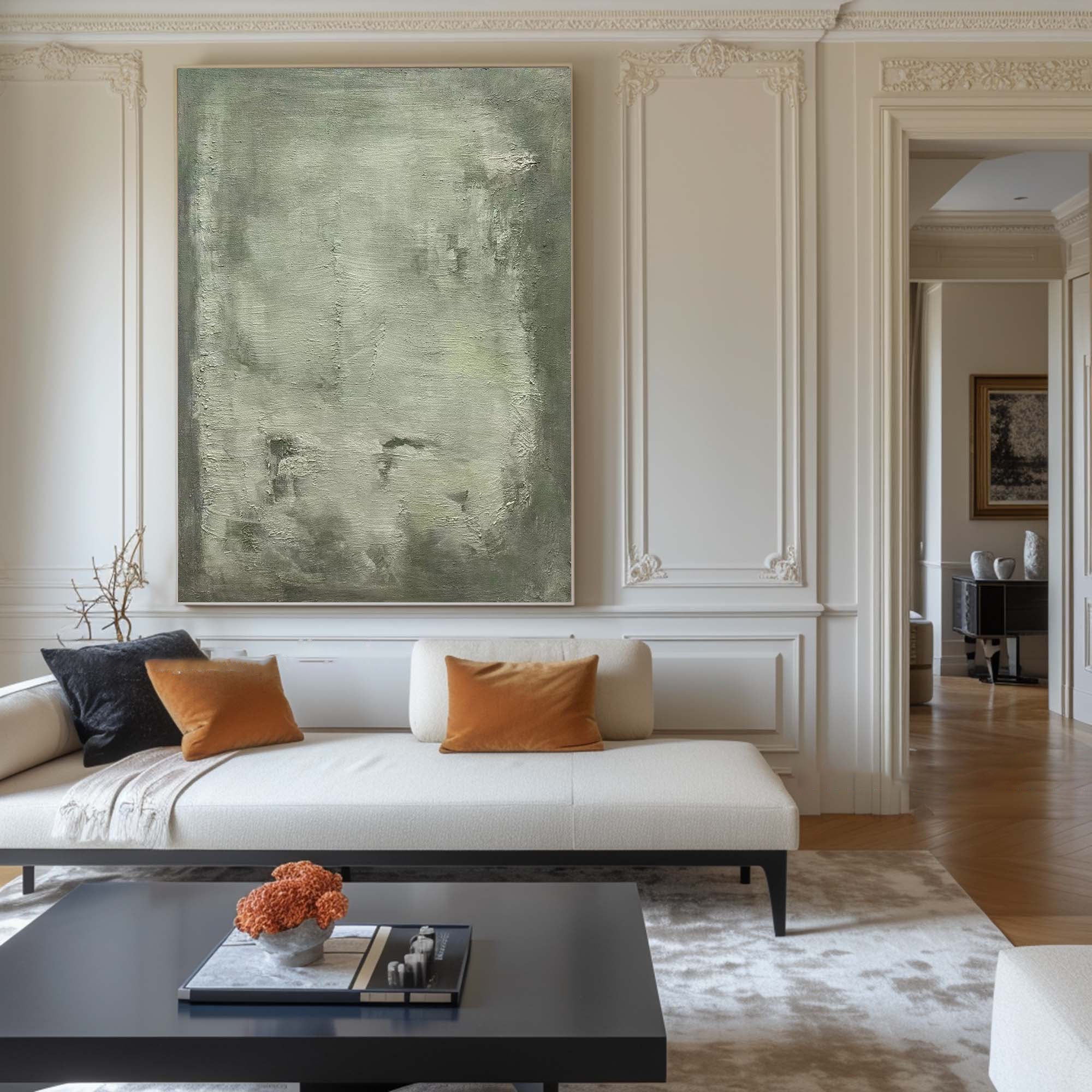 Blue & Green Abstract Painting #BGA 027 - Image 3