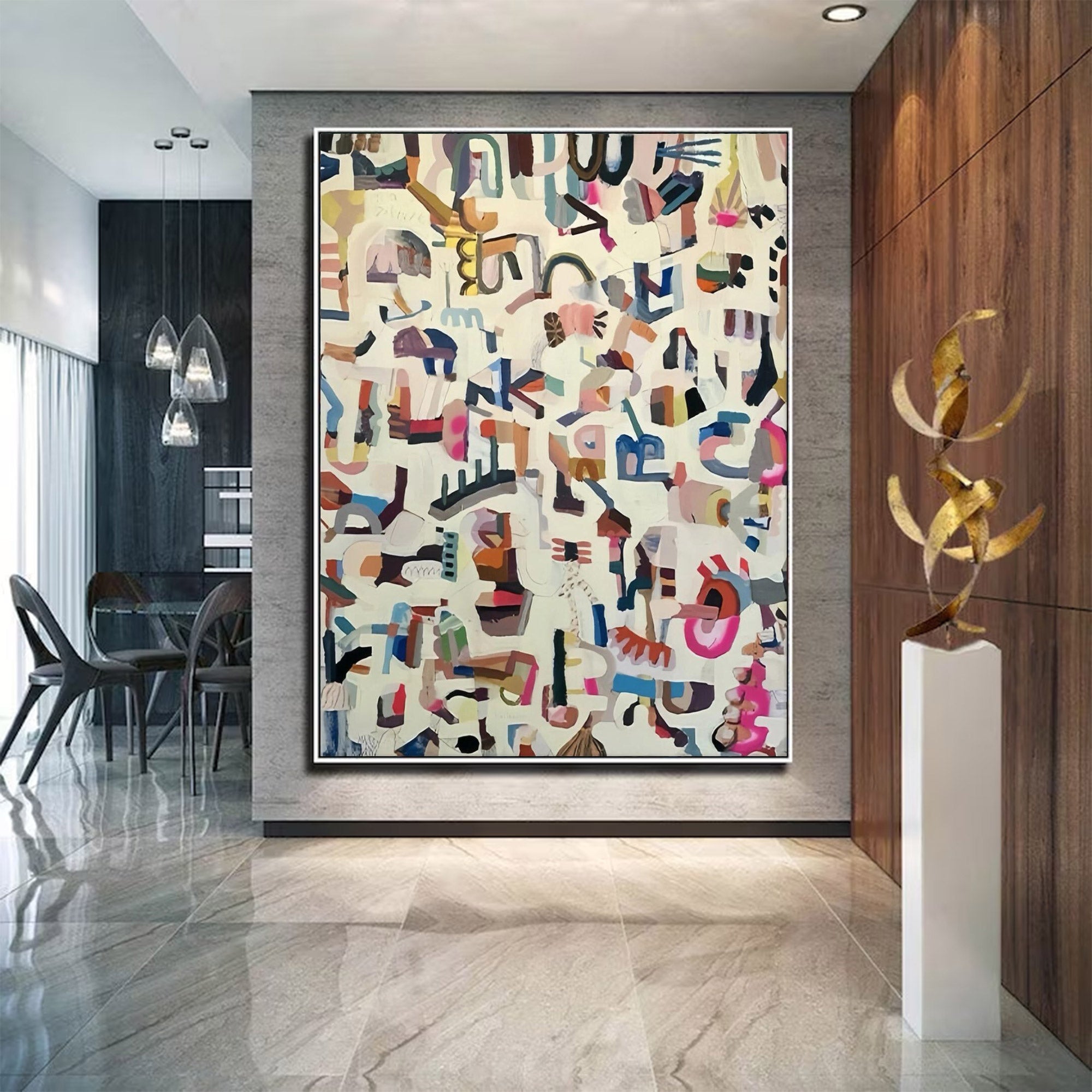 Modern Abstract Large Graffiti Art | MuroArt #WG 112