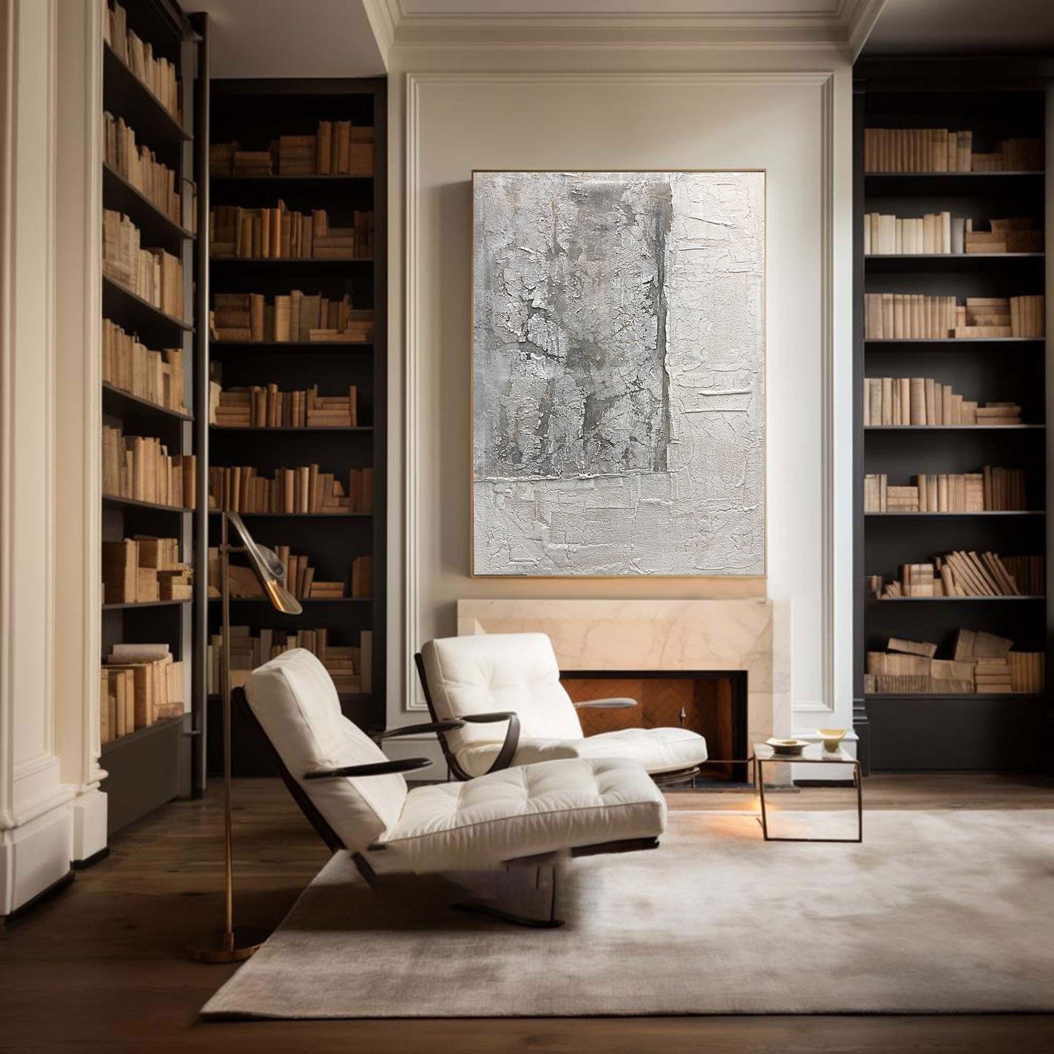 Grey Abstract Painting #GAP 007 - Image 6