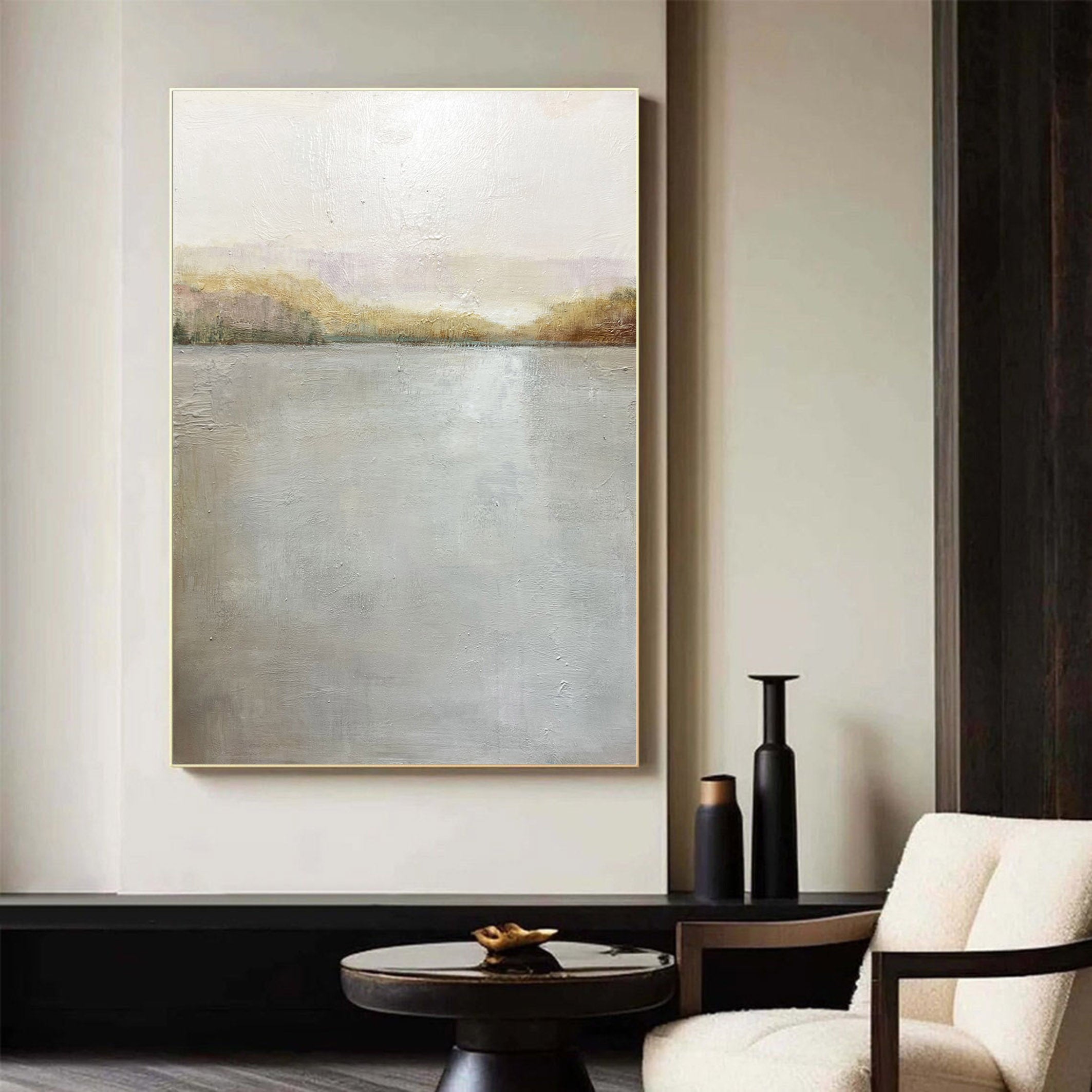 Grey Abstract Painting #GAP 010 - Image 7