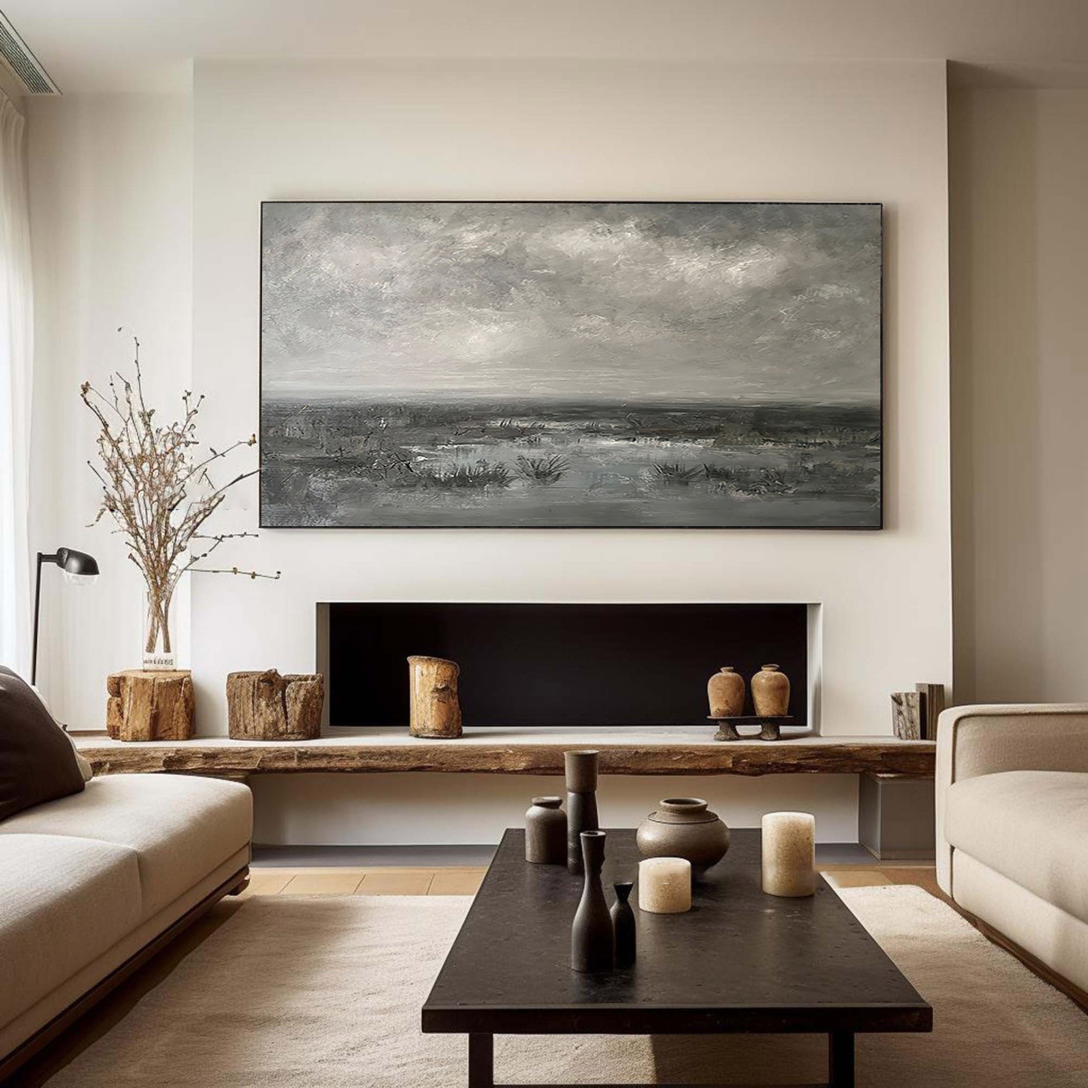 Grey Abstract Painting #GAP 003