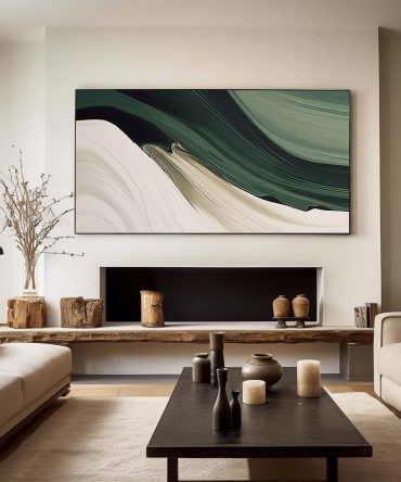 Blue & Green Abstract Painting #BGA 004