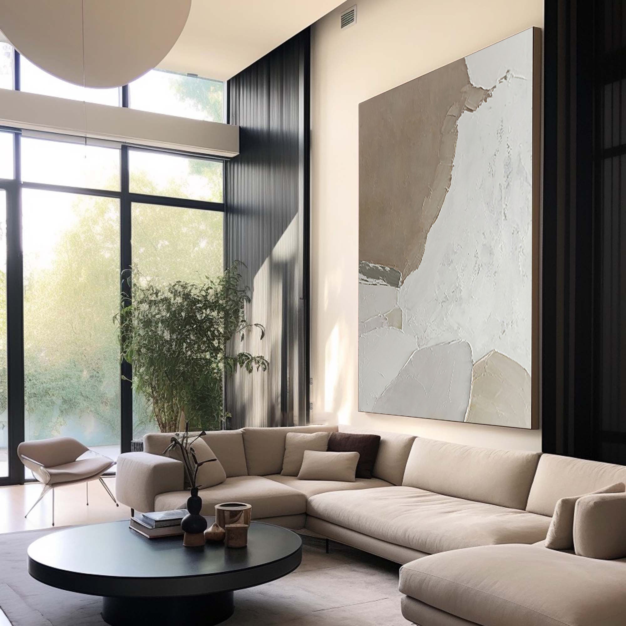 Grey Abstract Painting #GAP 011 - Image 4