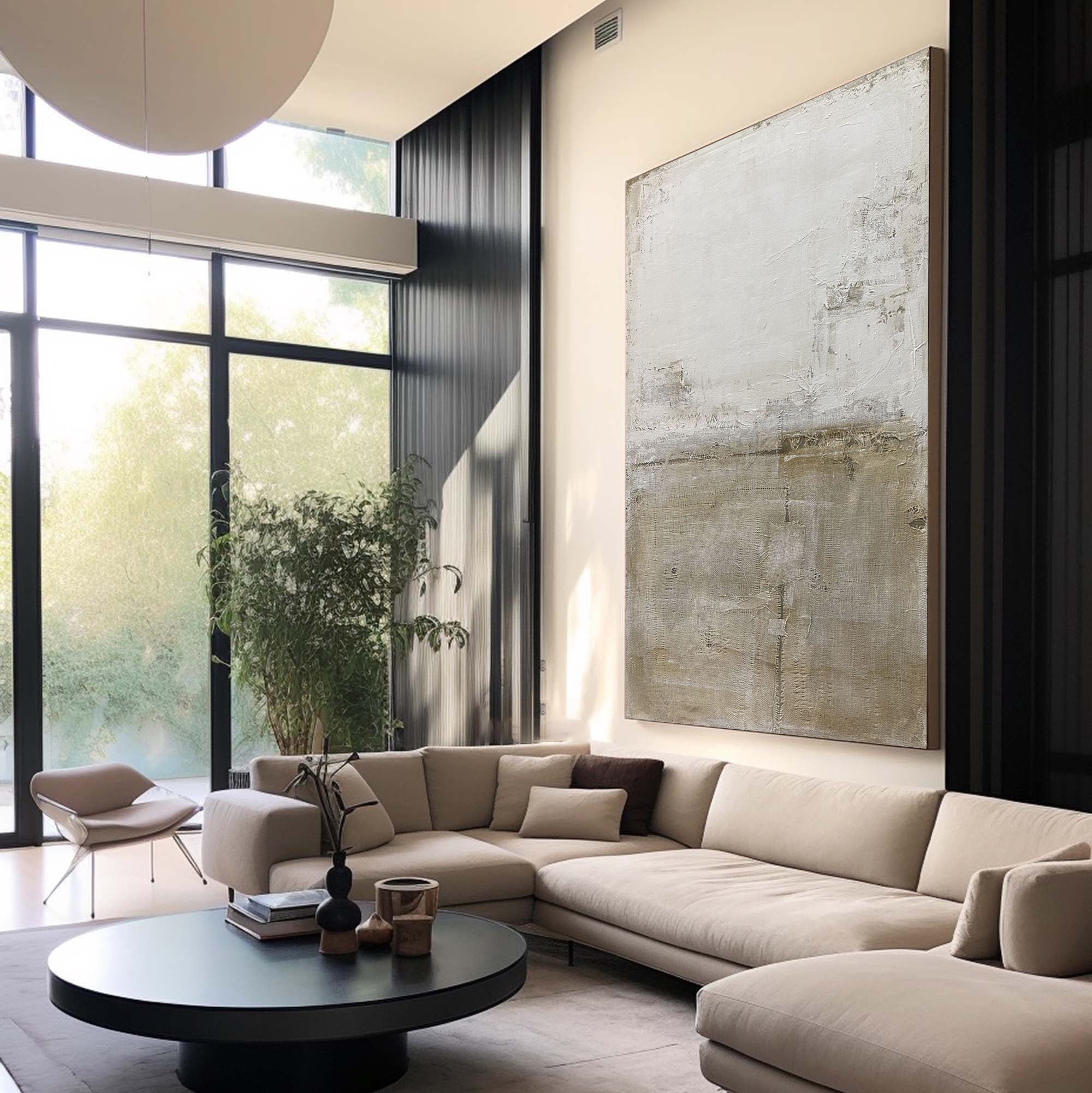 Grey Abstract Painting #GAP 012 - Image 2