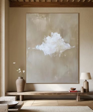 Minimalist Cloud Artwork Chic and Simple Home Decor #SP 008