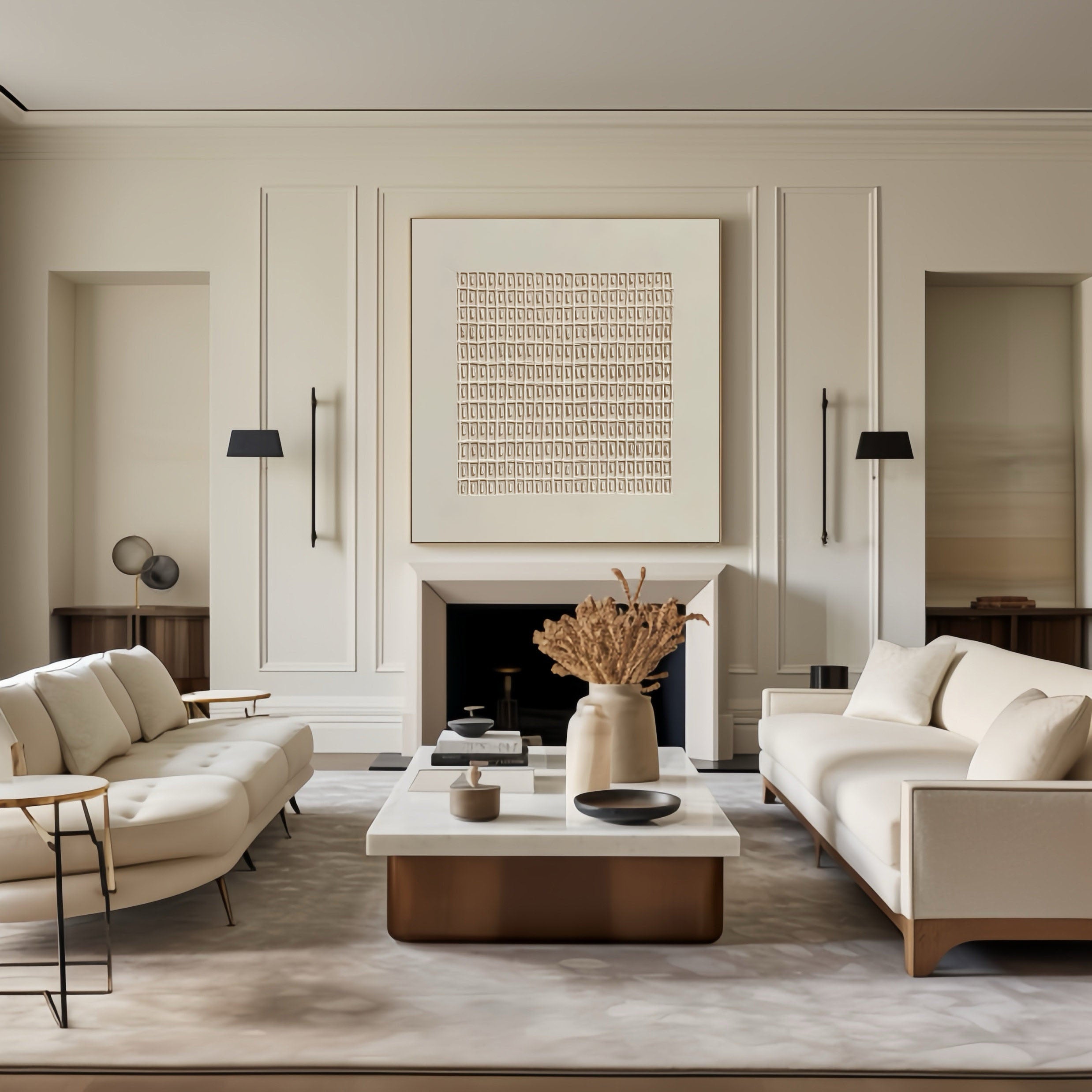 Contemporary Minimalist Wabi Sabi Art #WS 026 - Image 9