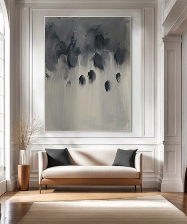 Contemporary Large Moody Abstract Art | MuroArt #WG 116