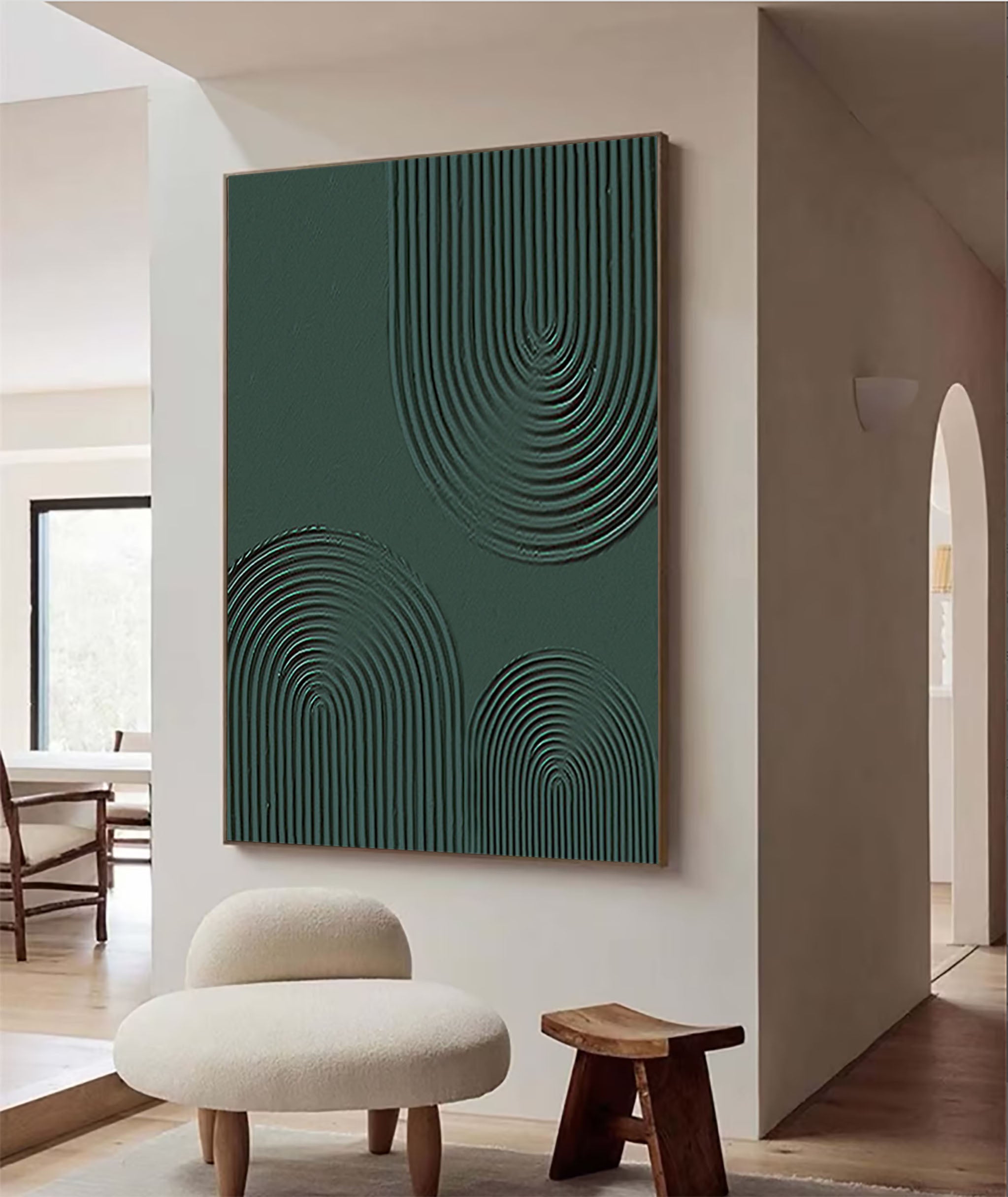 Modern Geometric Abstract Art Elegant Hallway Decoration #GM 014 - Image 10