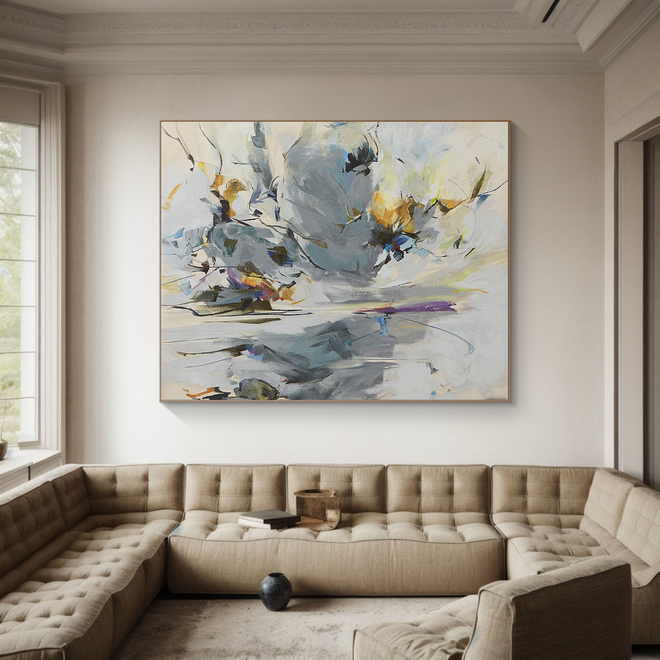 The Birds Of Wonder In the Auspicious Sky, Abstract Wall Art #BGA 109 - Image 7