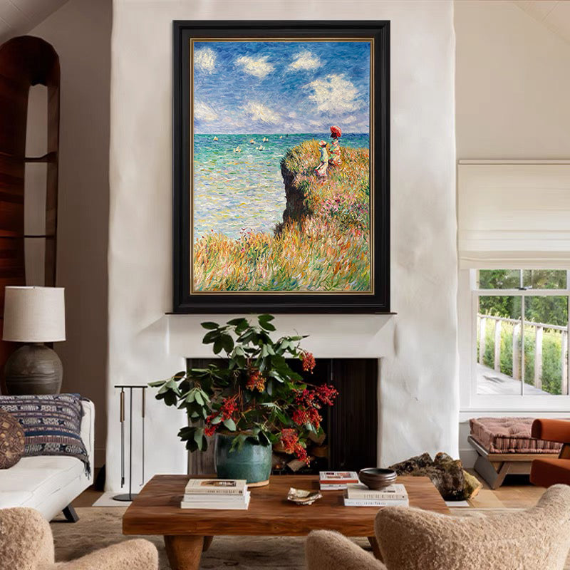 The Cliff Walk at Pourville, Inspired by Monet #BGA 174 - Image 10