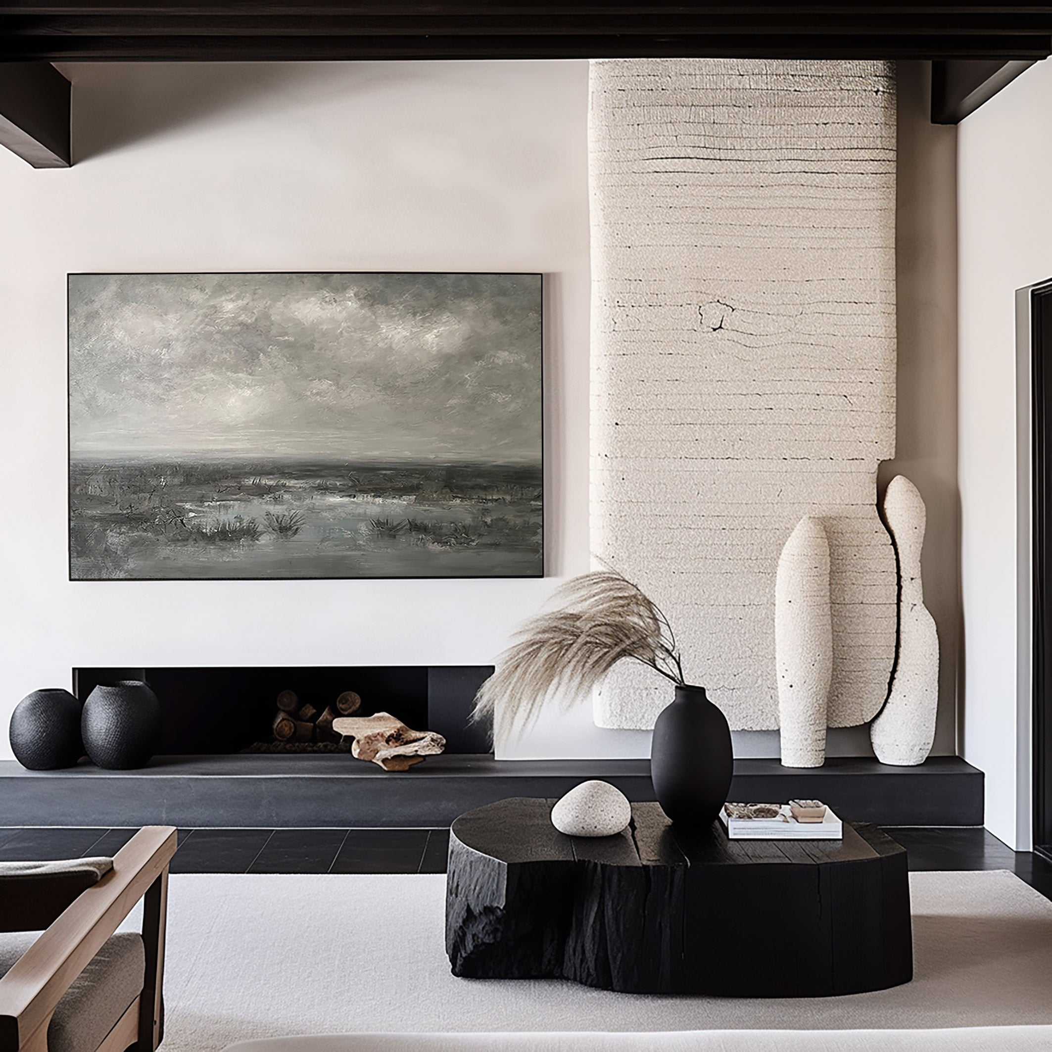 Grey Abstract Painting #GAP 003 - Image 5