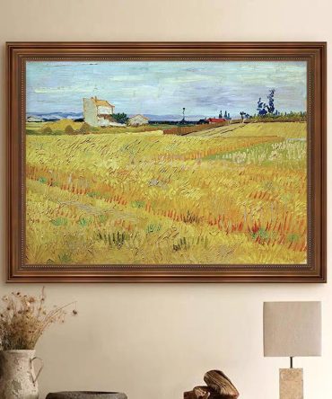 Wheat Fields, Vincent Van Gogh Inspired #BGA 104