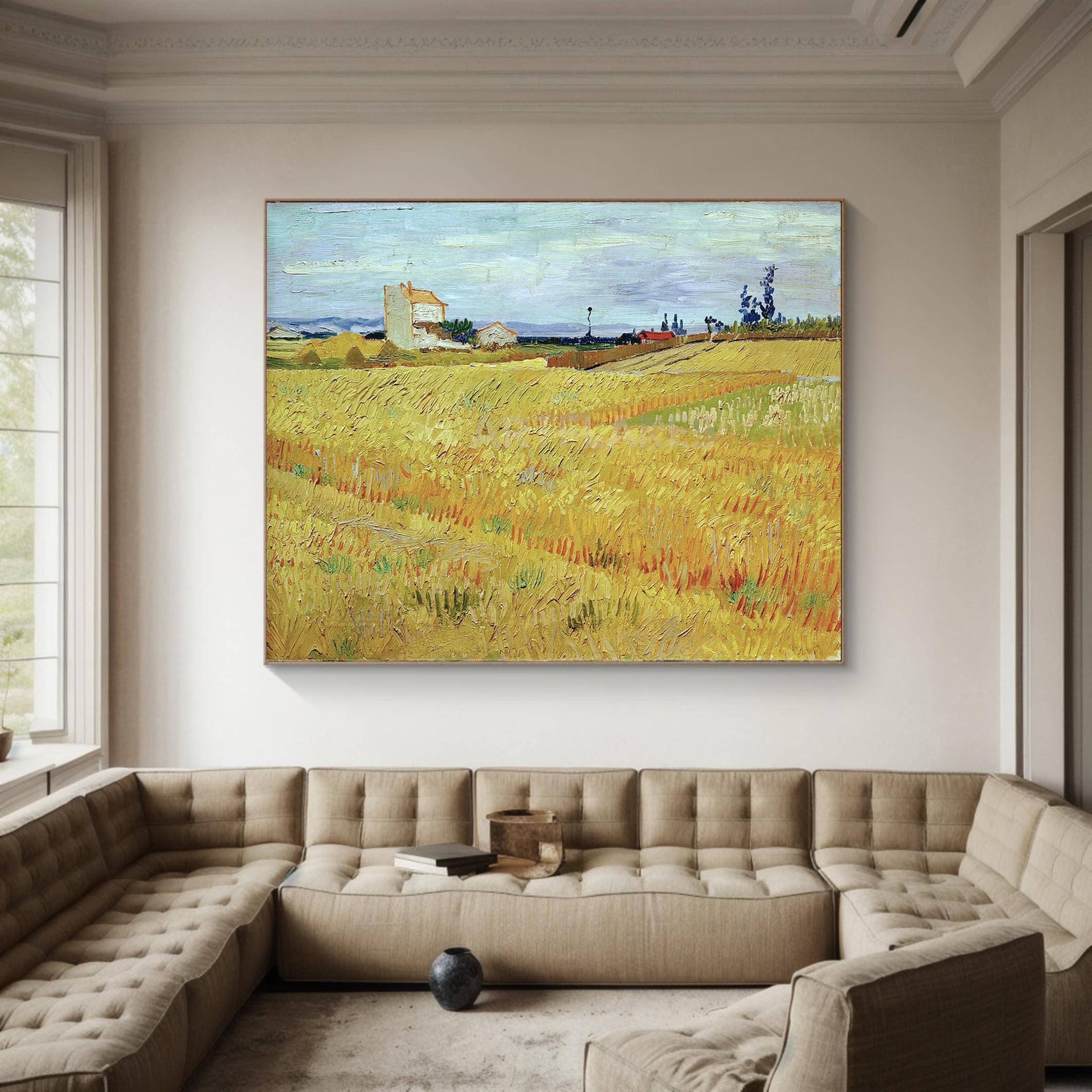 Wheat Fields, Vincent Van Gogh Inspired #BGA 104 - Image 11