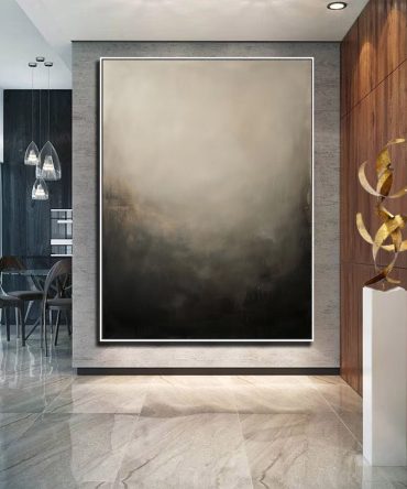 Modern Large Abstract Monochrome Art | MuroArt #WG 123