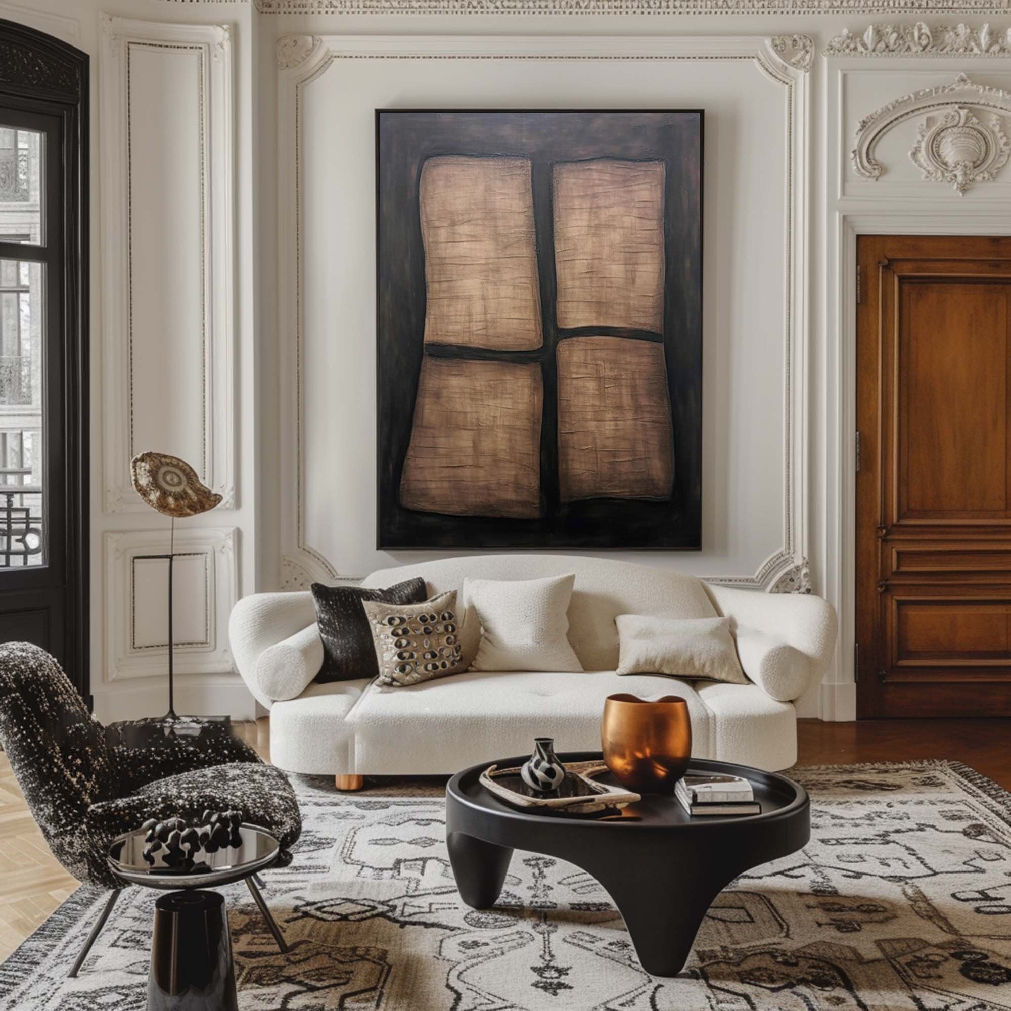 Handmade Abstract Wall Art | Unique Earth Tones #BBA 098 - Image 7