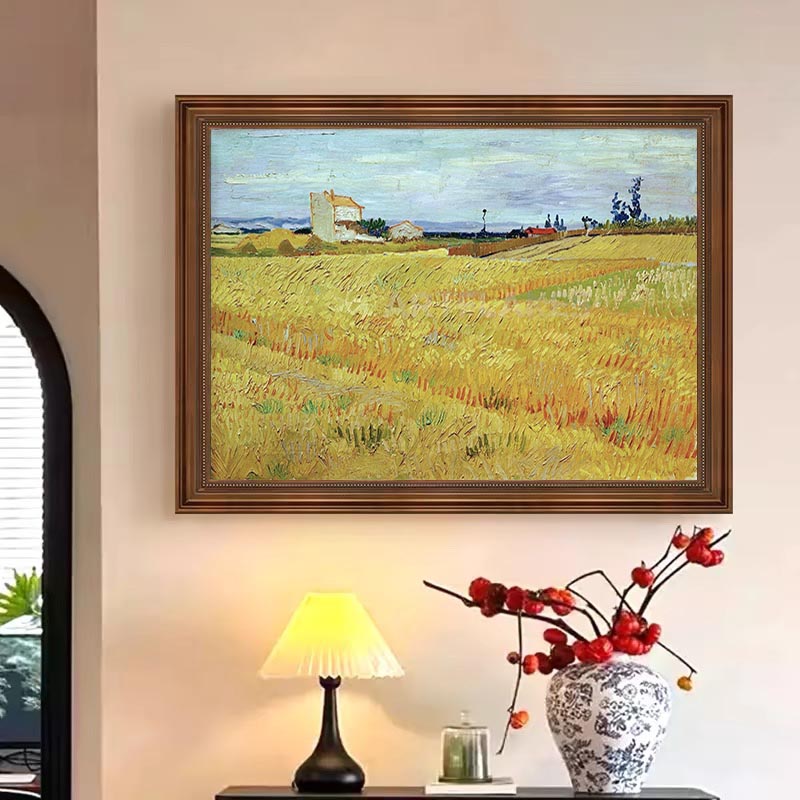 Wheat Fields, Vincent Van Gogh Inspired #BGA 104 - Image 5